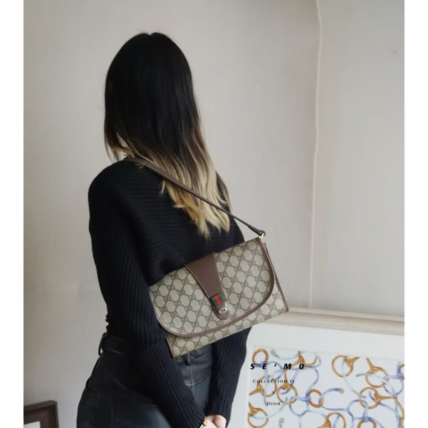 Gucci Gucci GG Supreme Canvas Handle Bag One Size Size ONE SIZE - 8 Thumbnail