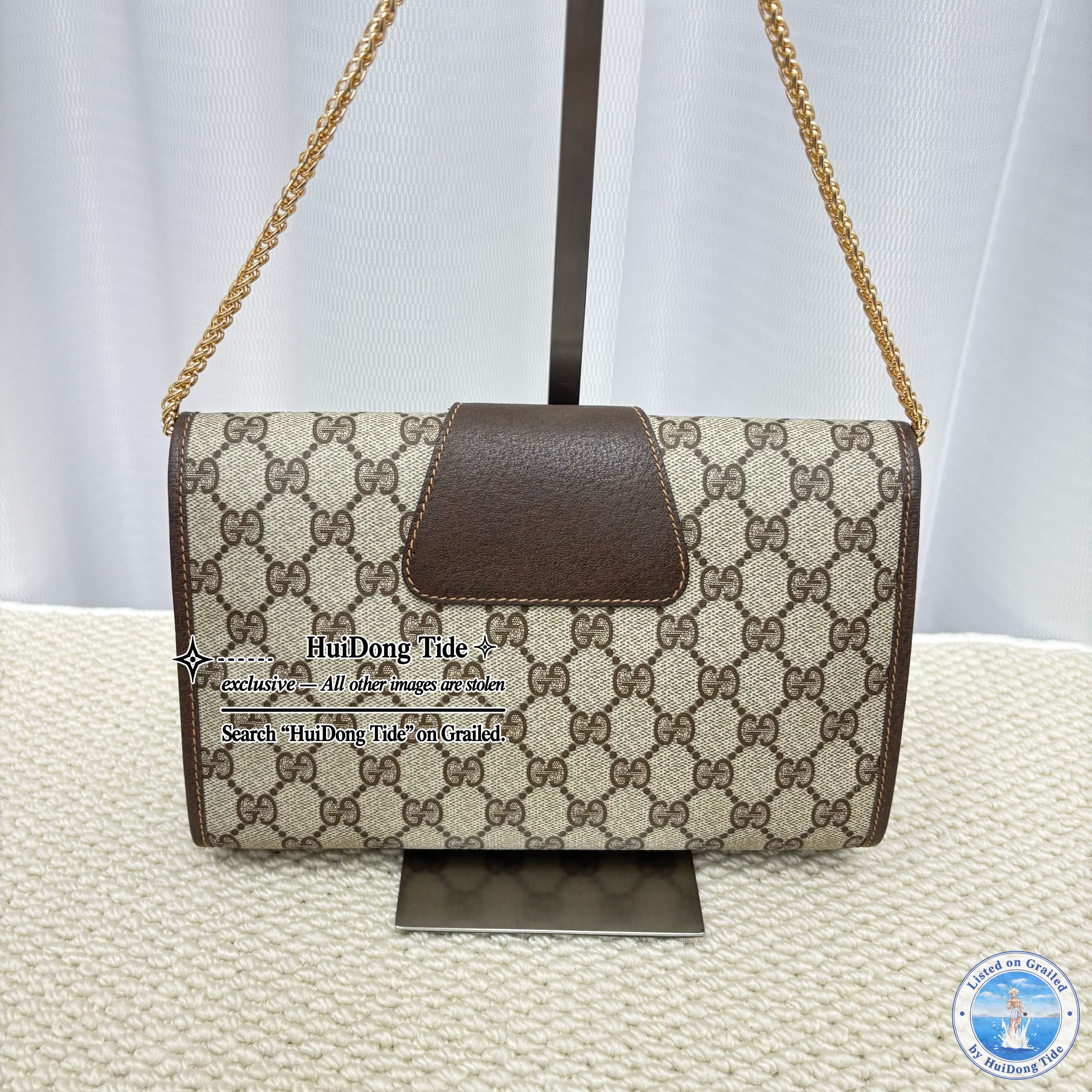 Gucci Gucci GG Supreme Canvas Handle Bag One Size Size ONE SIZE - 3 Thumbnail