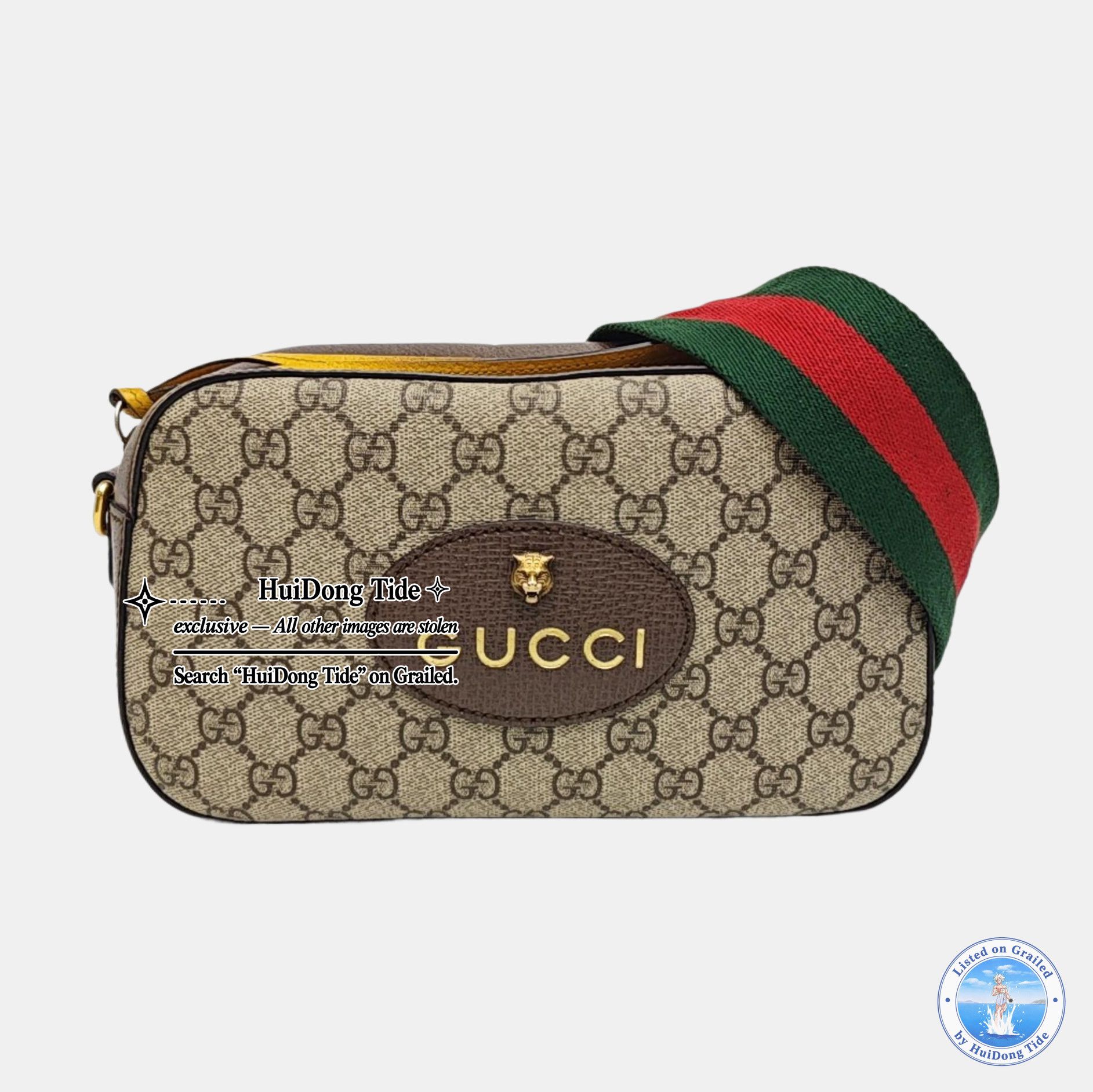 Gucci Gucci Neo Vintage GG Supreme Camera Bag Size ONE SIZE Size ONE SIZE - 8 Thumbnail