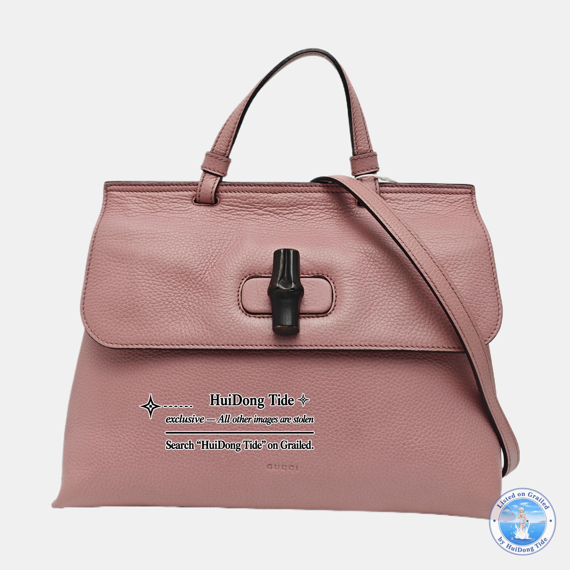 Gucci Gucci Daily Bamboo Leather Handle Bag Size OS Size ONE SIZE - 8 Thumbnail