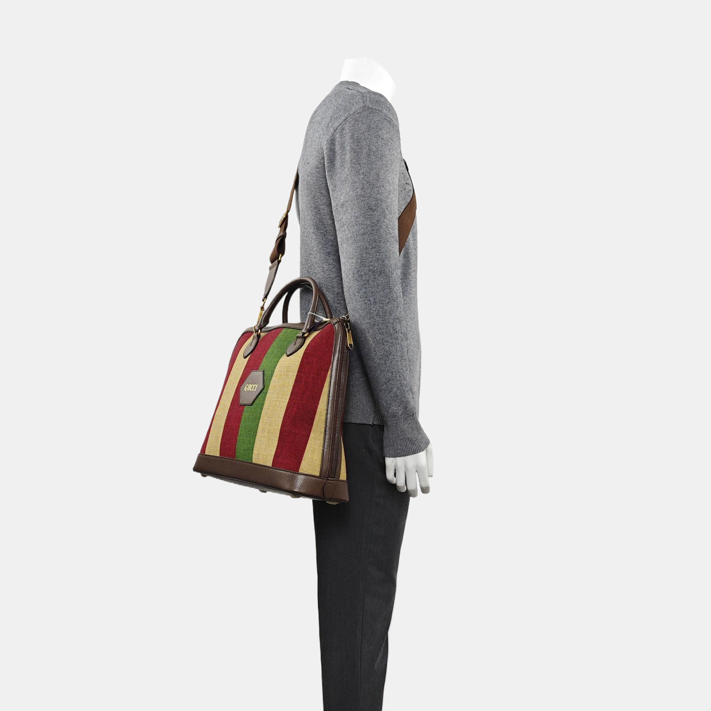 Gucci Gucci Horsebit 1955 Multi-Color Canvas Handle Bag Size ONE SIZE - 2 Thumbnail