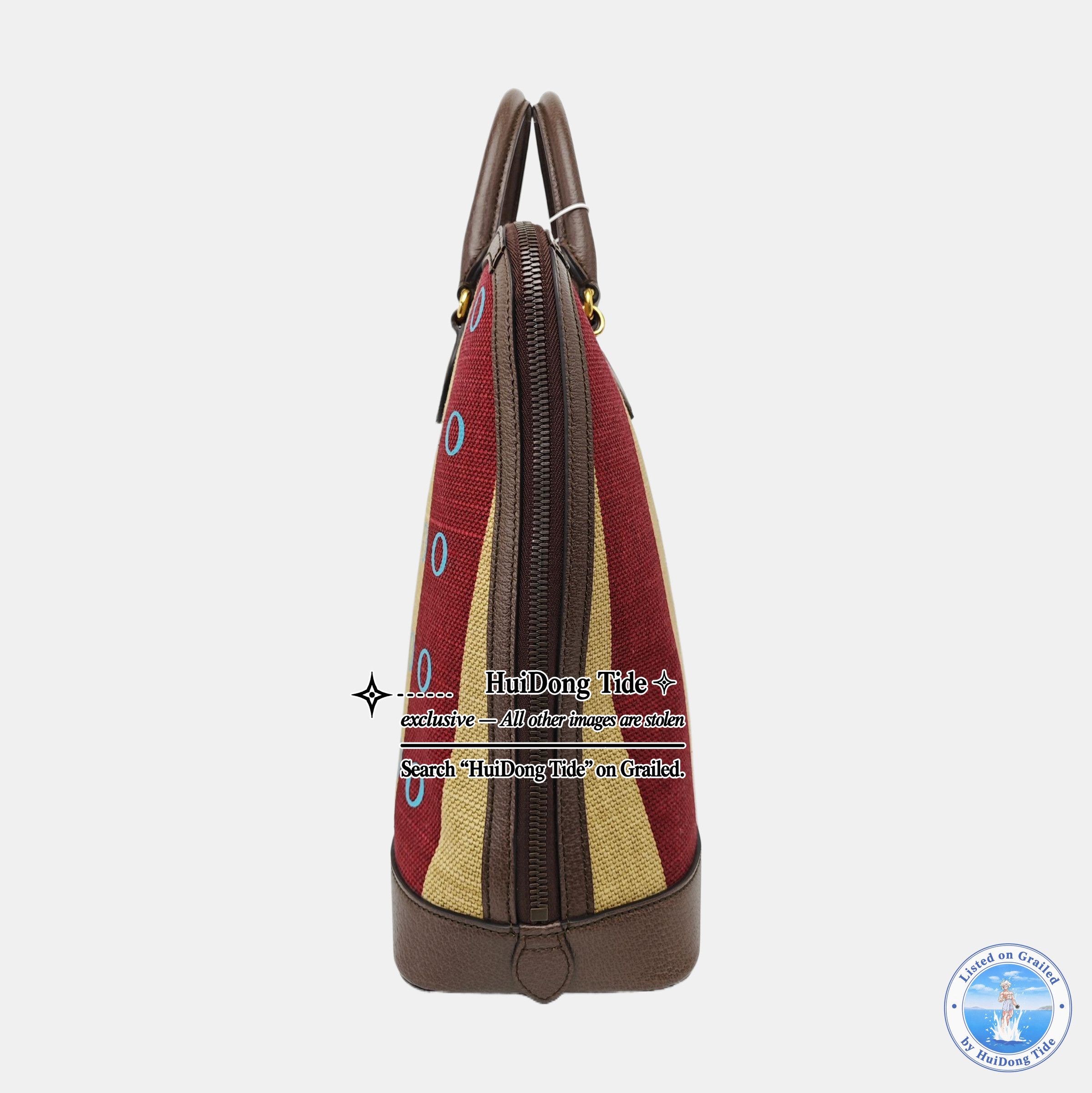 Gucci Gucci Horsebit 1955 Multi-Color Canvas Handle Bag Size ONE SIZE - 3 Thumbnail