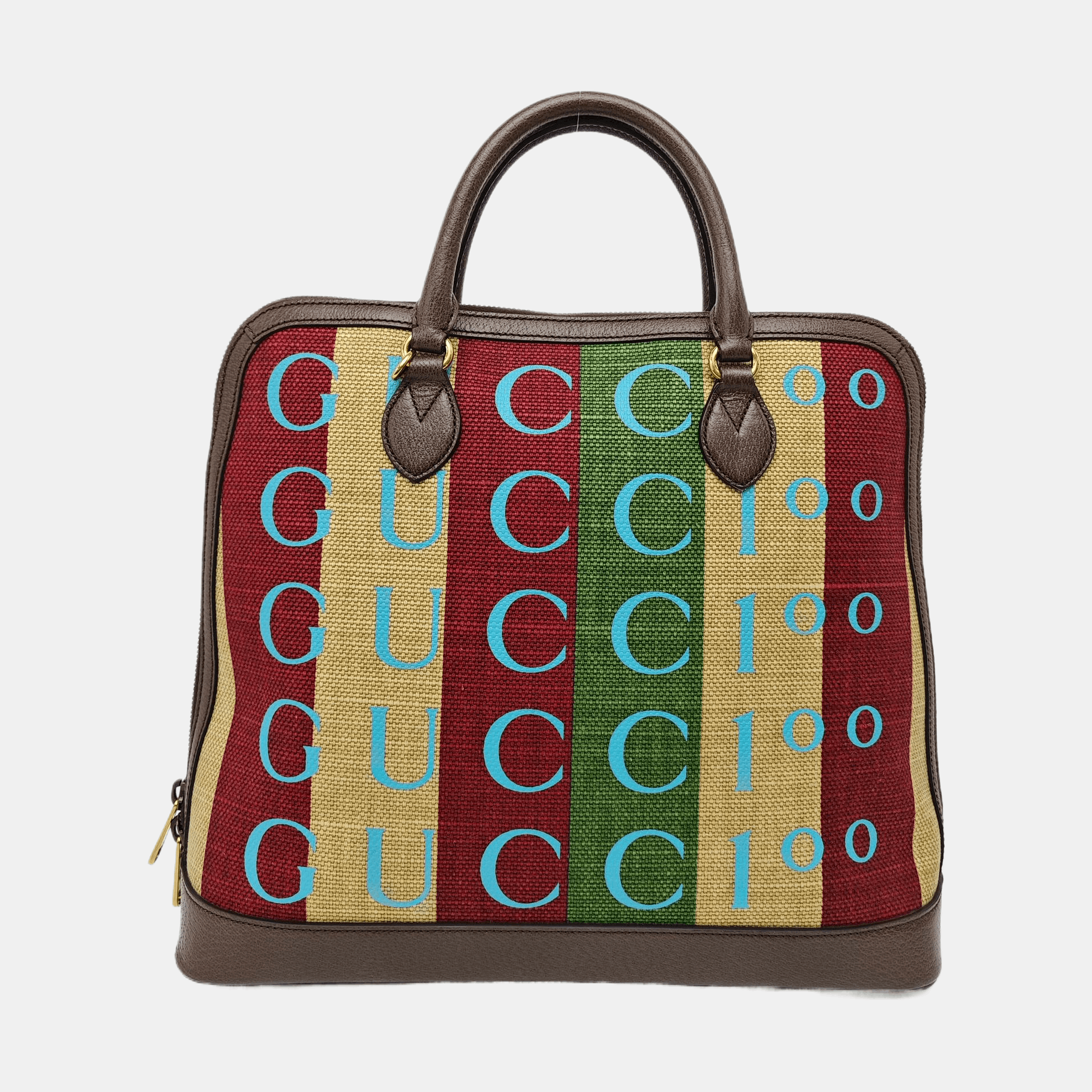 Gucci Gucci Horsebit 1955 Multi-Color Canvas Handle Bag Size ONE SIZE - 4 Thumbnail
