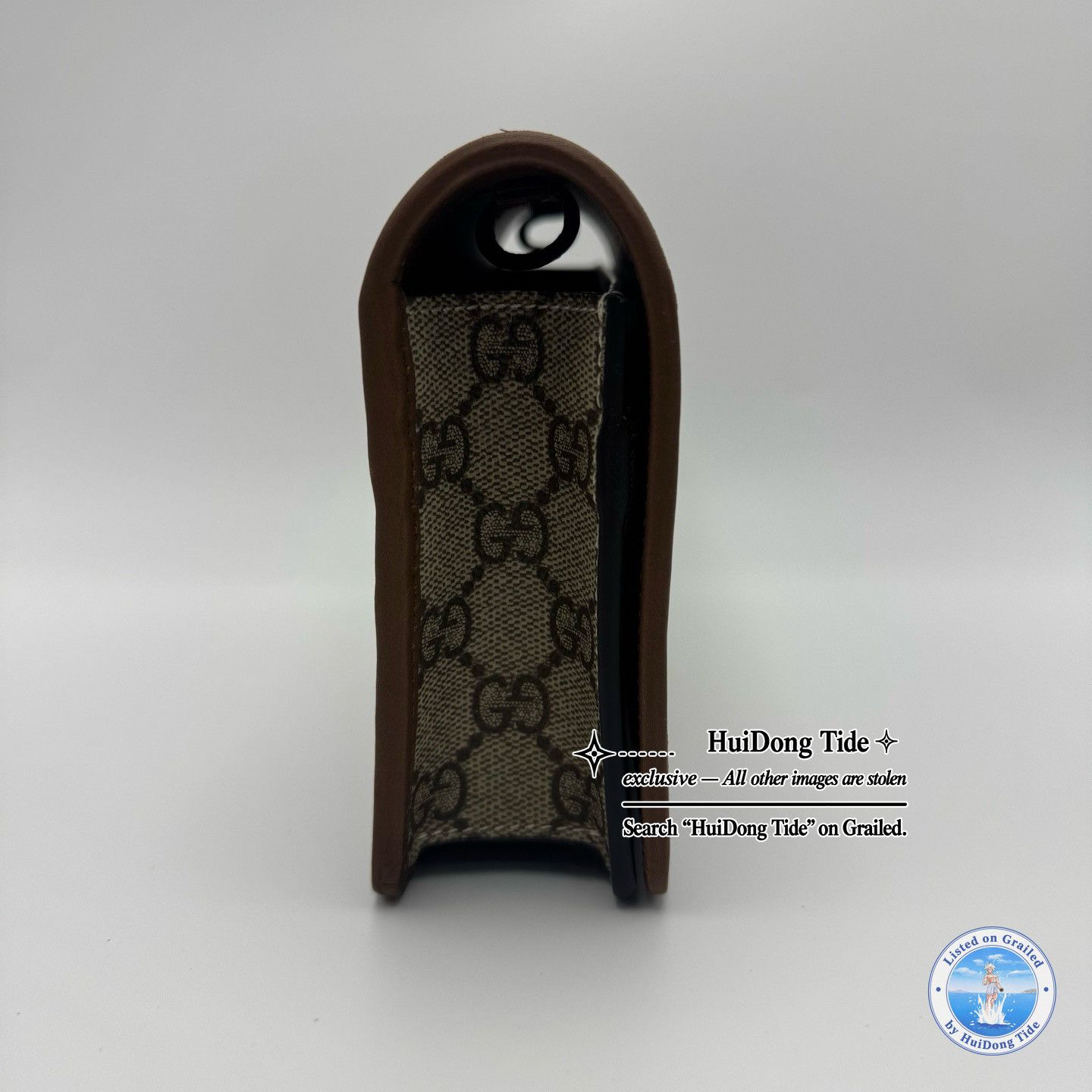 Gucci GUCCI GG Emblem Coated Canvas Crossbody Bag Size ONE SIZE - 4 Thumbnail