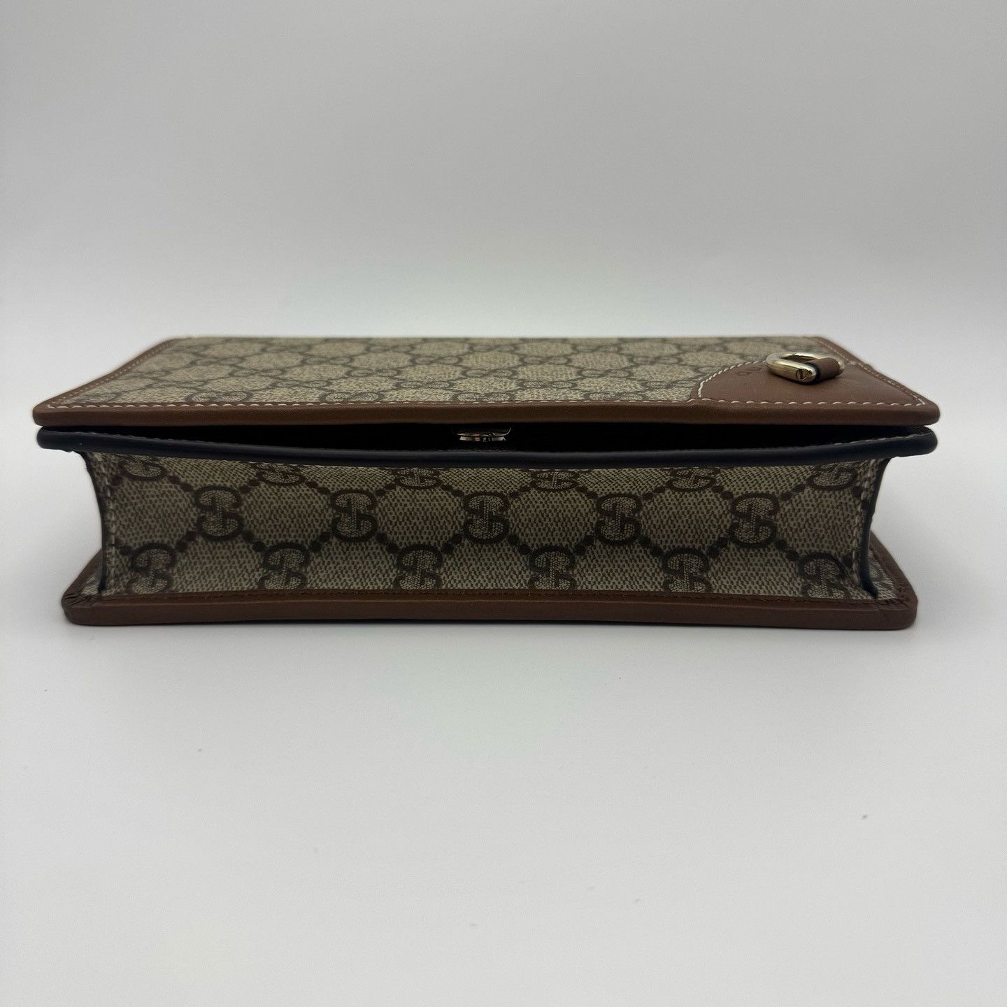 Gucci GUCCI GG Emblem Coated Canvas Crossbody Bag Size ONE SIZE - 6 Thumbnail