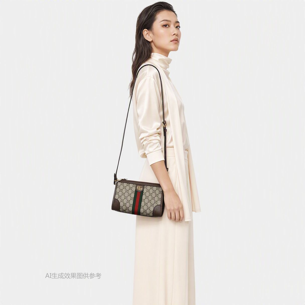 Gucci Gucci Ophidia GG Supreme Canvas Shoulder Bag Size ONE SIZE - 2 Thumbnail