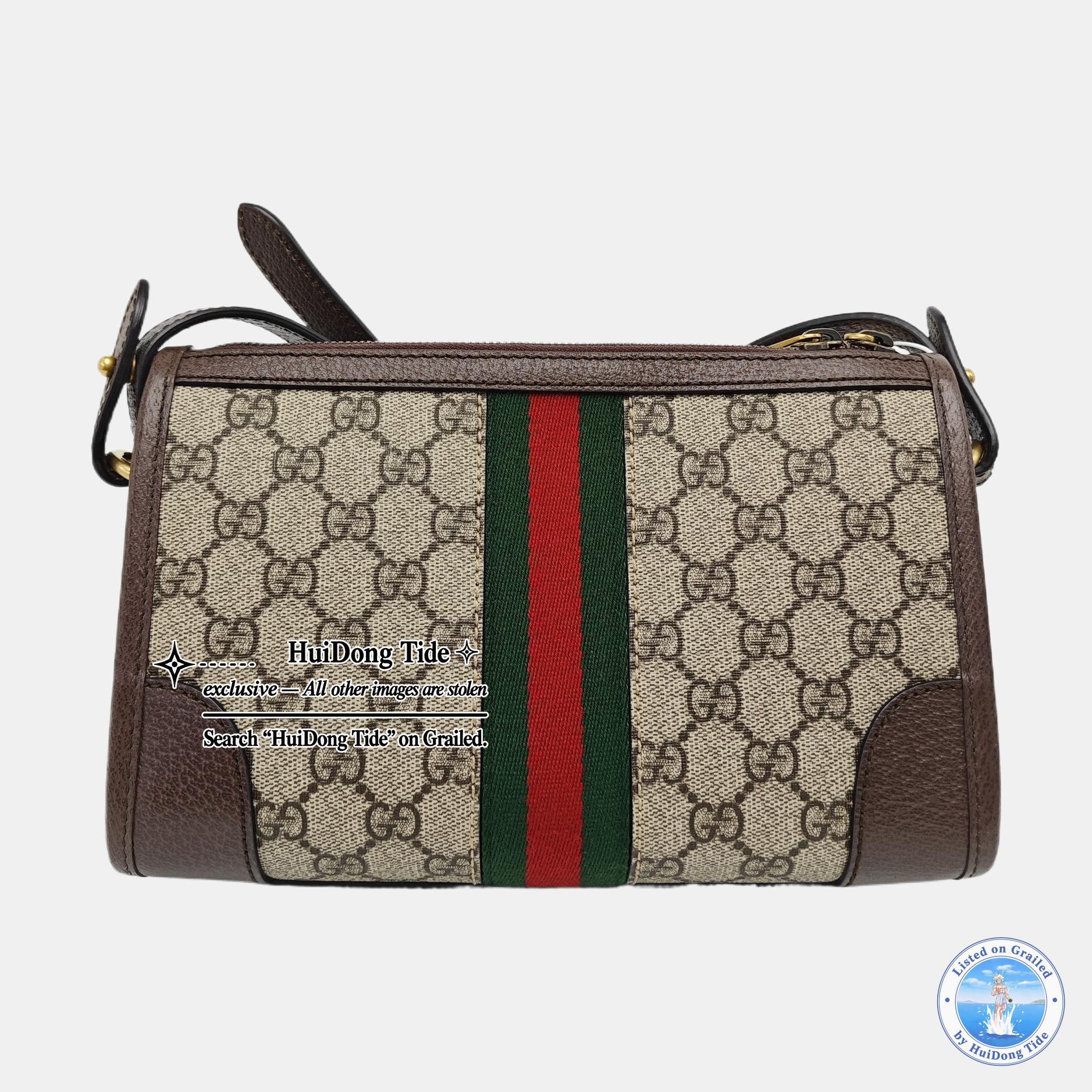 Gucci Gucci Ophidia GG Supreme Canvas Shoulder Bag Size ONE SIZE - 5 Thumbnail