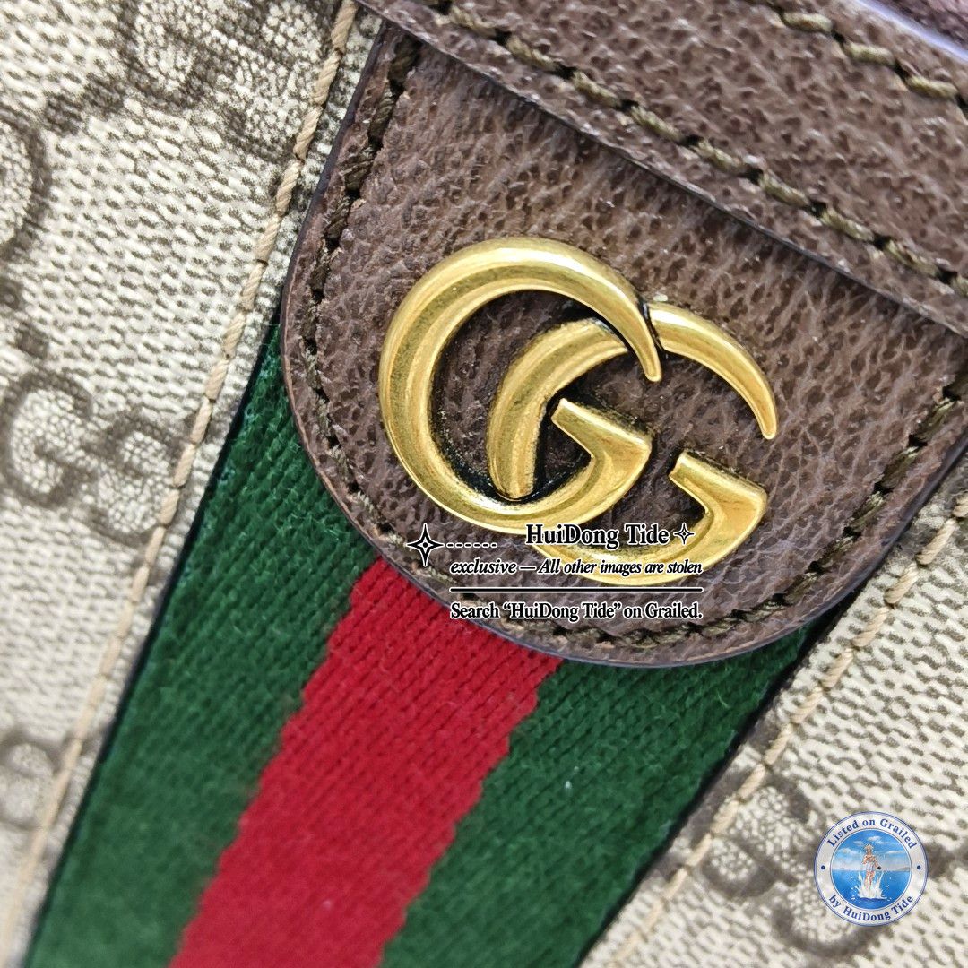Gucci Gucci Ophidia GG Supreme Canvas Shoulder Bag Size ONE SIZE - 9 Thumbnail