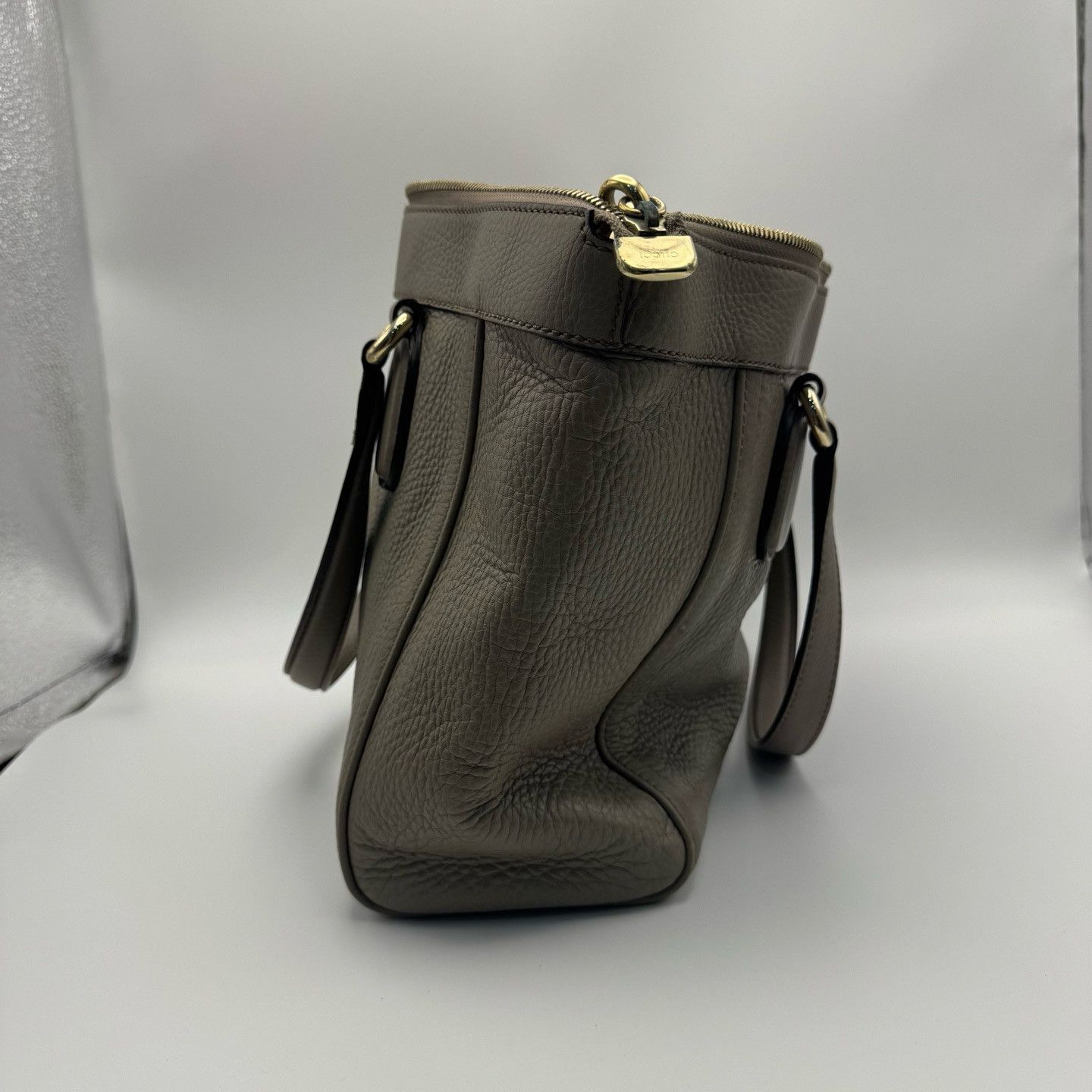 Gucci Gucci Soho Gray Leather Tassel Bag Size ONE SIZE - 5 Thumbnail