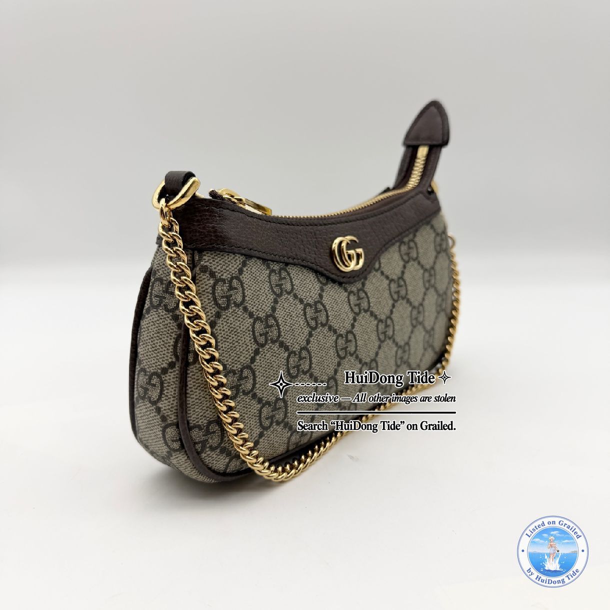 Gucci Gucci Ophidia Mini Monogram Shoulder Bag Size ONE SIZE - 3 Thumbnail