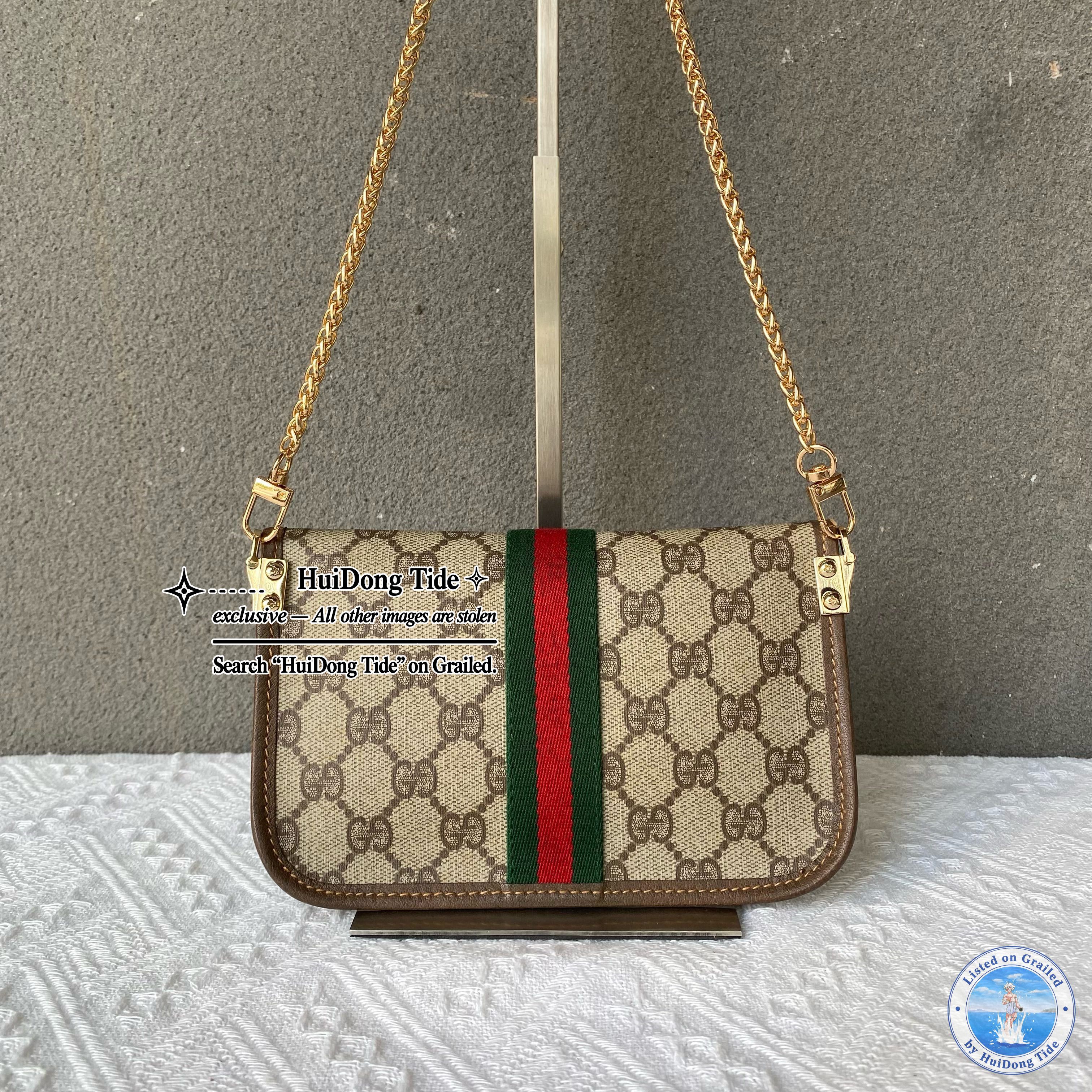 Gucci Gucci Monogram Web Stripe Clutch Size ONE SIZE Size ONE SIZE - 3 Thumbnail