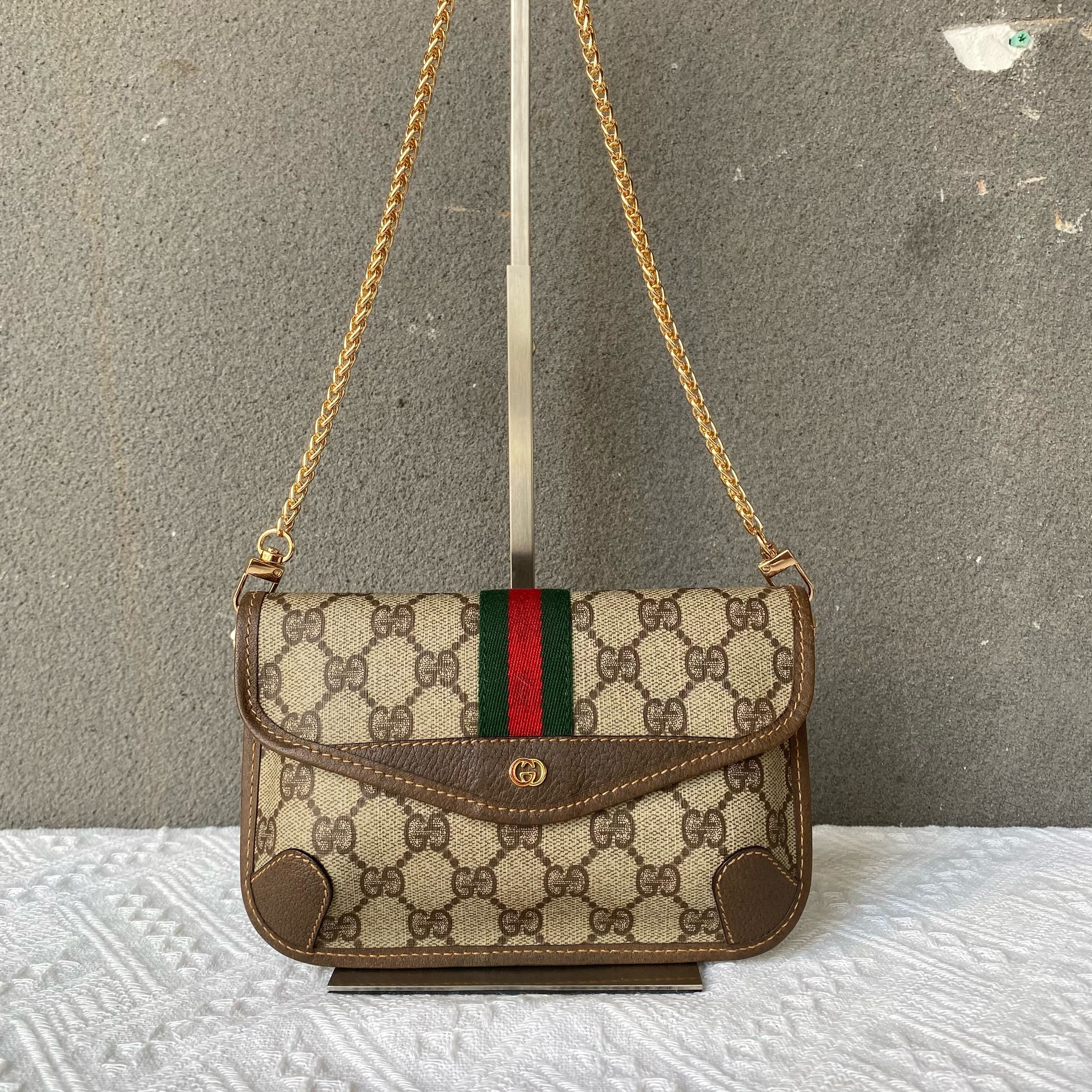 Gucci Gucci Monogram Web Stripe Clutch Size ONE SIZE Size ONE SIZE - 2 Thumbnail