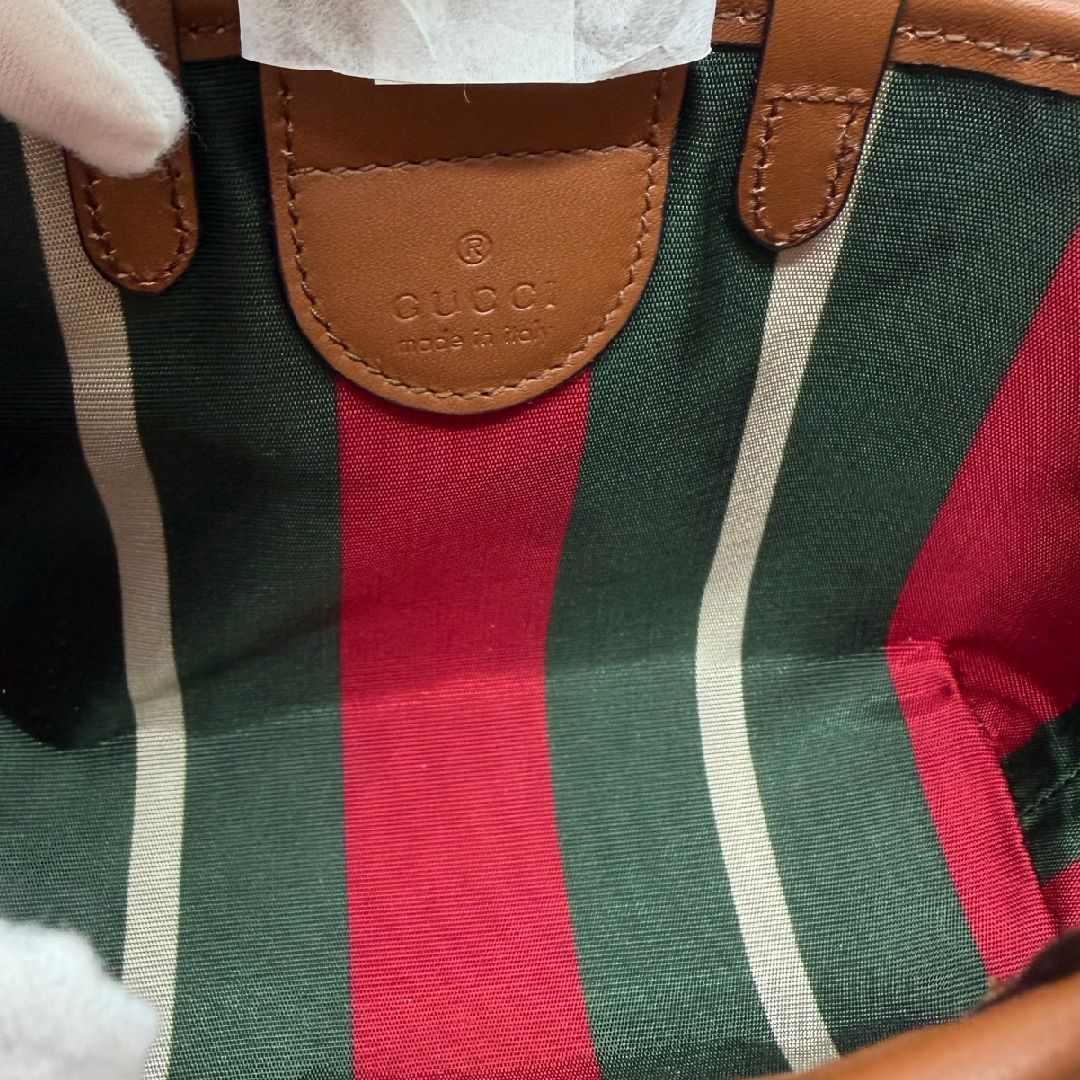 Gucci Gucci Monogram Coated Canvas Mini Handle Bag Size ONE SIZE - 11 Thumbnail