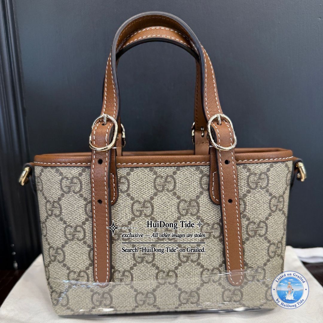 Gucci Gucci Monogram Coated Canvas Mini Handle Bag Size ONE SIZE - 5 Thumbnail