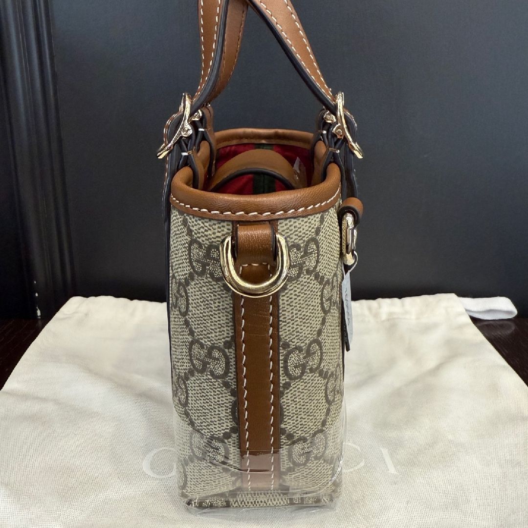 Gucci Gucci Monogram Coated Canvas Mini Handle Bag Size ONE SIZE - 3 Thumbnail