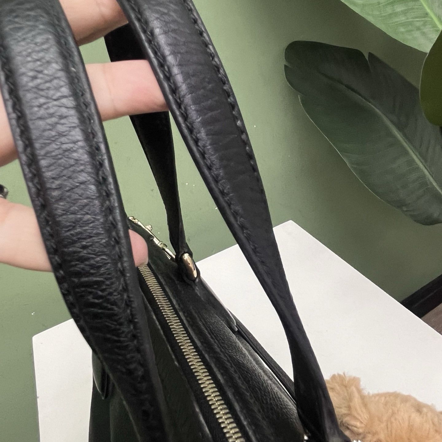 Gucci Gucci Soho Black Leather Embossed Shoulder Bag Size ONE SIZE - 10 Thumbnail