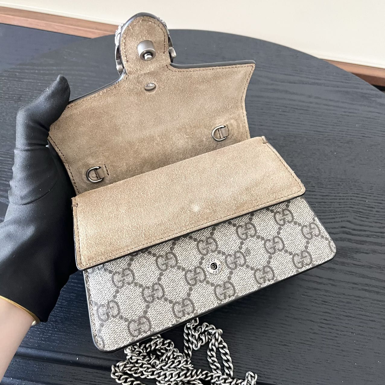 Gucci Gucci Dionysus Mini Coated Canvas Monogram Bag Size ONE SIZE - 9 Thumbnail