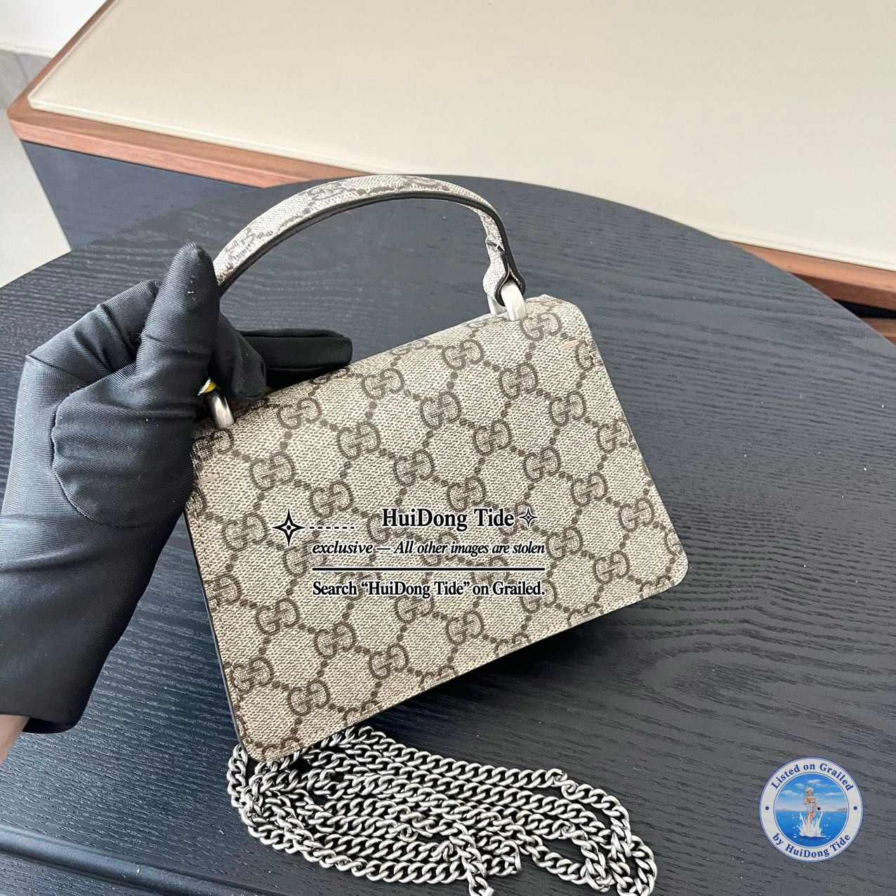Gucci Gucci Dionysus Mini Coated Canvas Monogram Bag Size ONE SIZE - 4 Thumbnail