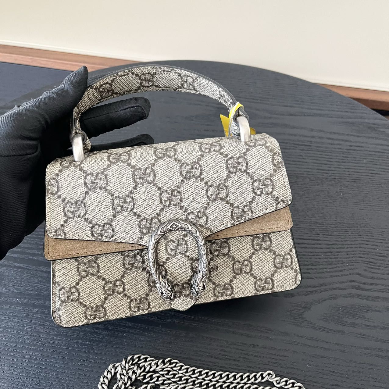 Gucci Gucci Dionysus Mini Coated Canvas Monogram Bag Size ONE SIZE - 3 Thumbnail