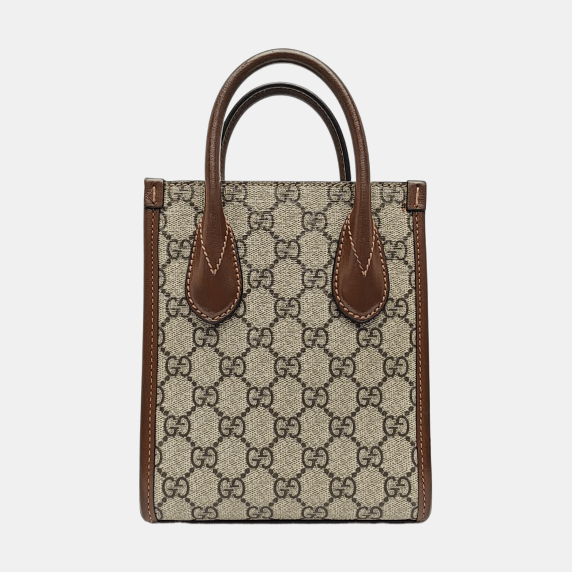 Gucci Gucci GG Supreme Canvas Mini Tote Bag Size ONE SIZE - 5 Thumbnail