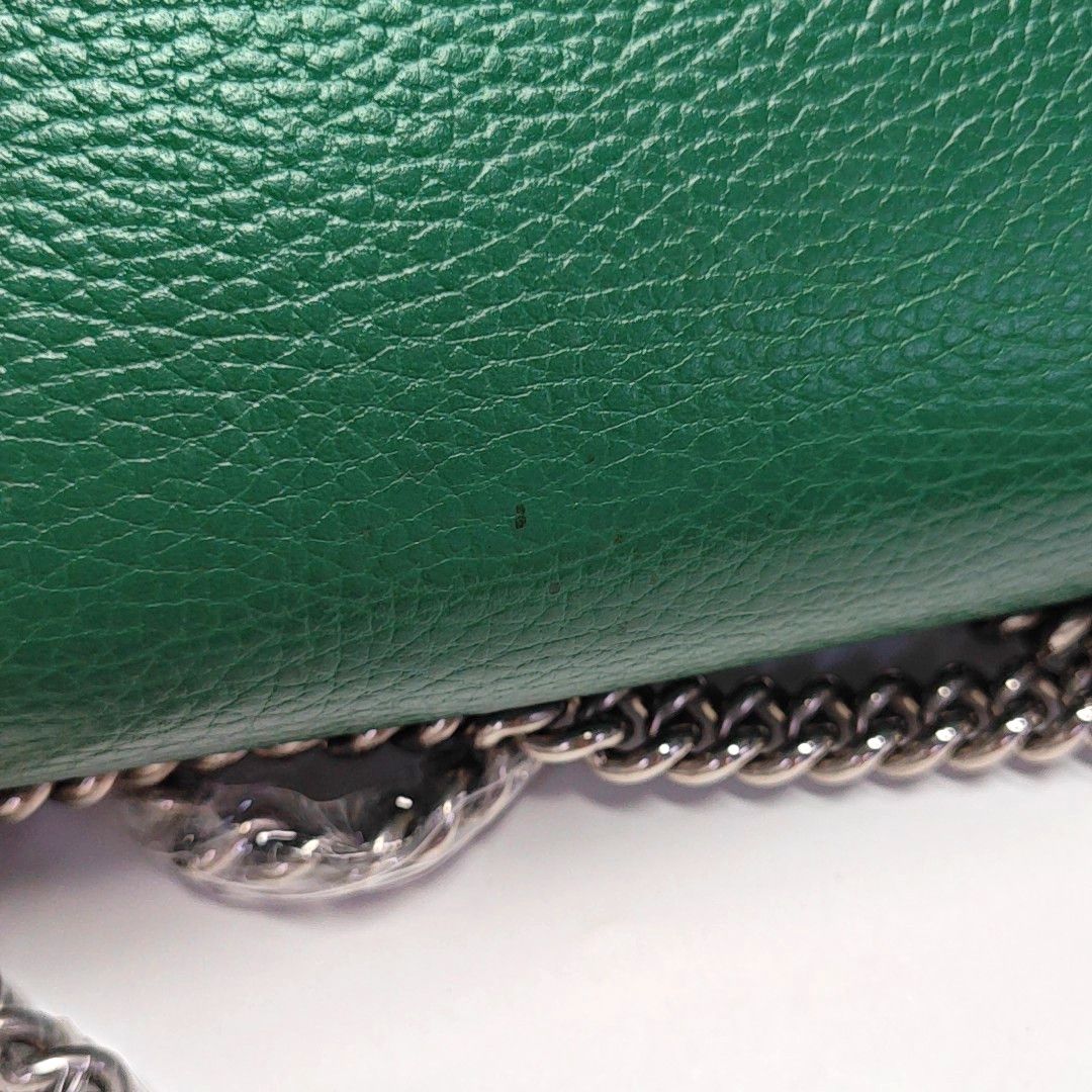 Gucci Gucci Dionysus Green Leather Shoulder Bag Size OS Size ONE SIZE - 11 Thumbnail