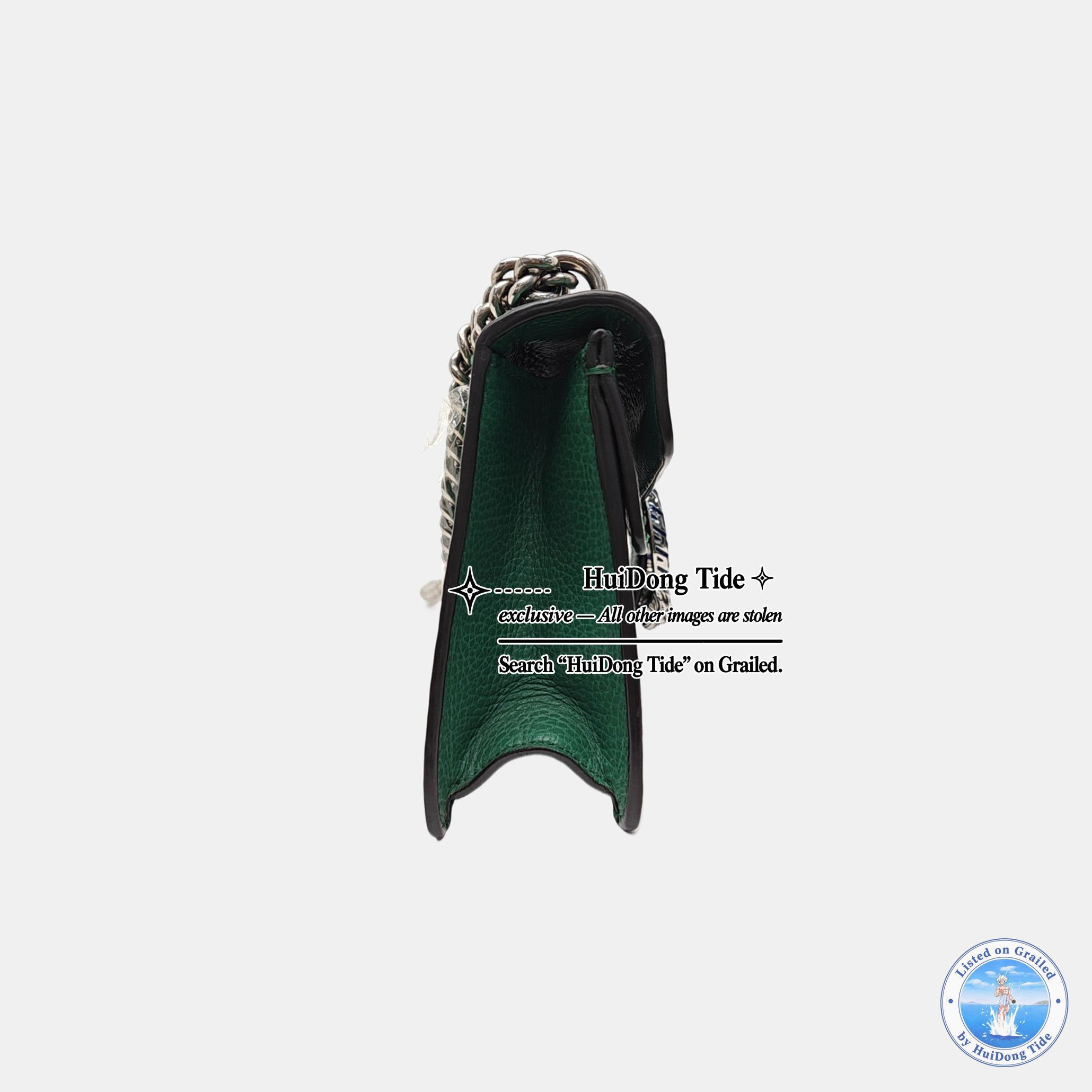 Gucci Gucci Dionysus Green Leather Shoulder Bag Size OS Size ONE SIZE - 4 Thumbnail