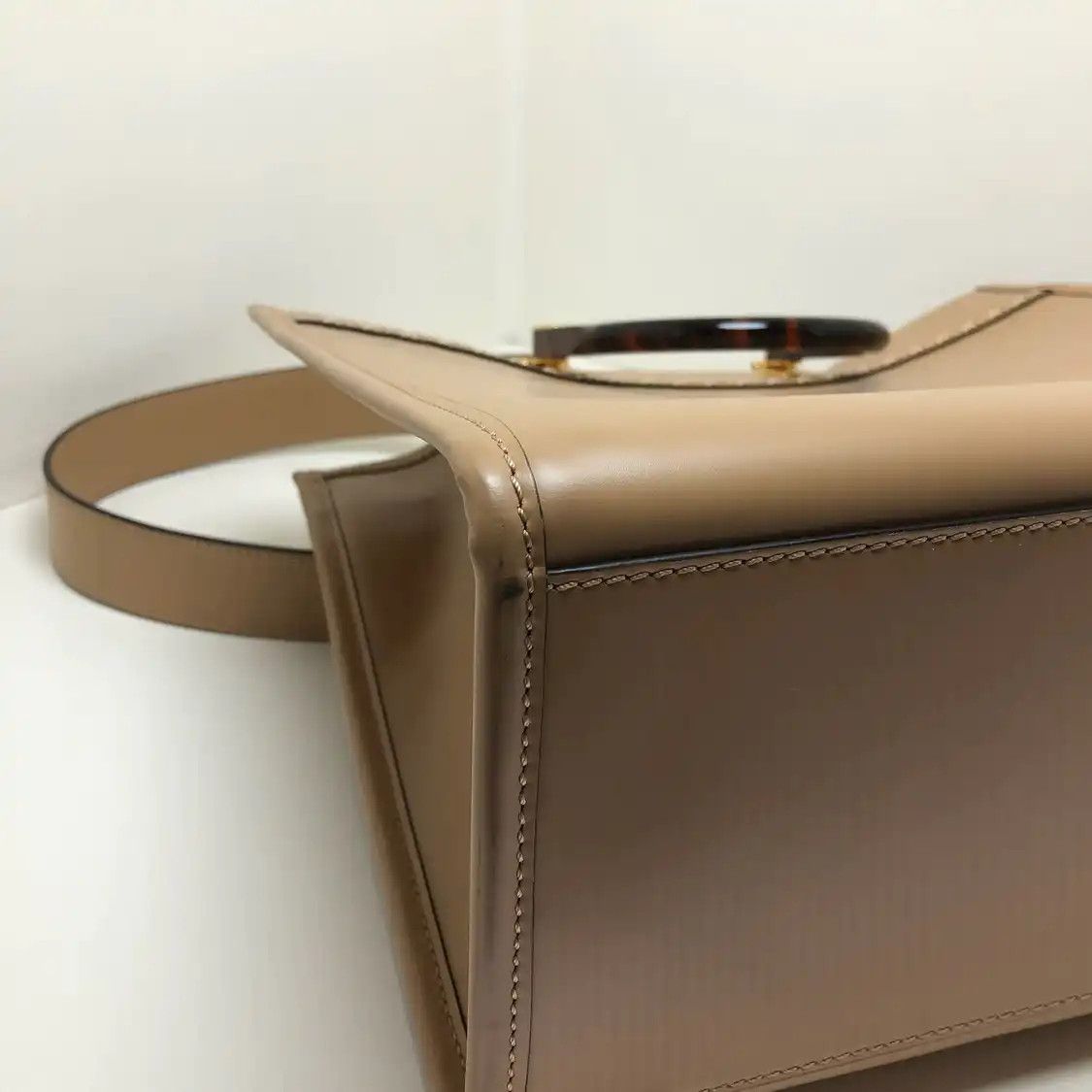 Fendi FENDI Sunshine Medium brown cowhide leather handbag Size ONE SIZE - 11 Thumbnail