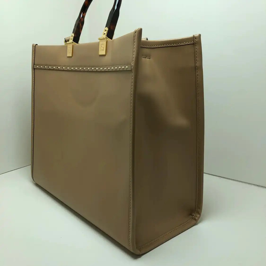 Fendi FENDI Sunshine Medium brown cowhide leather handbag Size ONE SIZE - 6 Thumbnail
