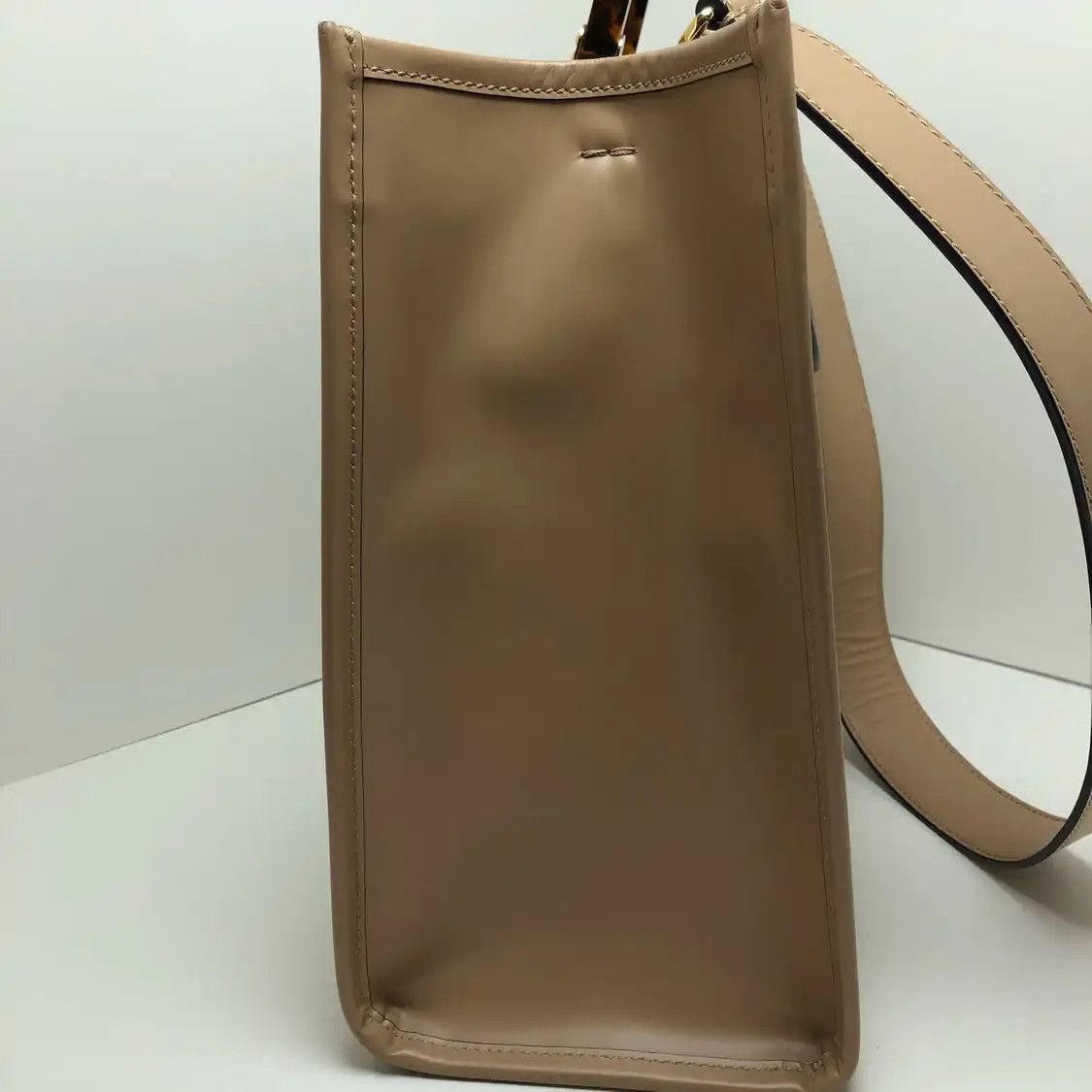 Fendi FENDI Sunshine Medium brown cowhide leather handbag Size ONE SIZE - 3 Thumbnail