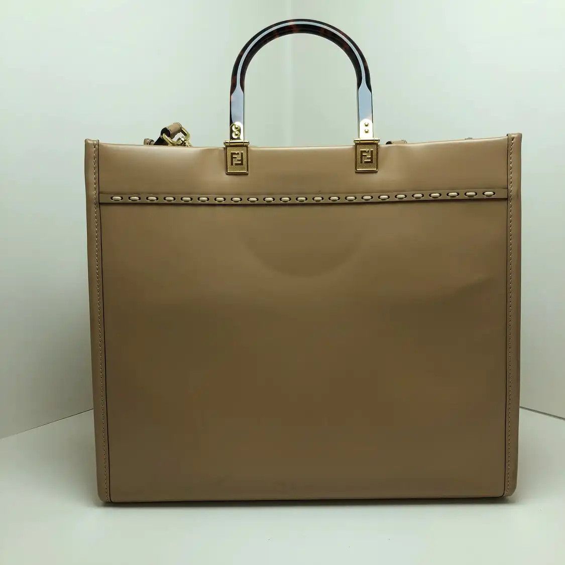 Fendi FENDI Sunshine Medium brown cowhide leather handbag Size ONE SIZE - 5 Thumbnail