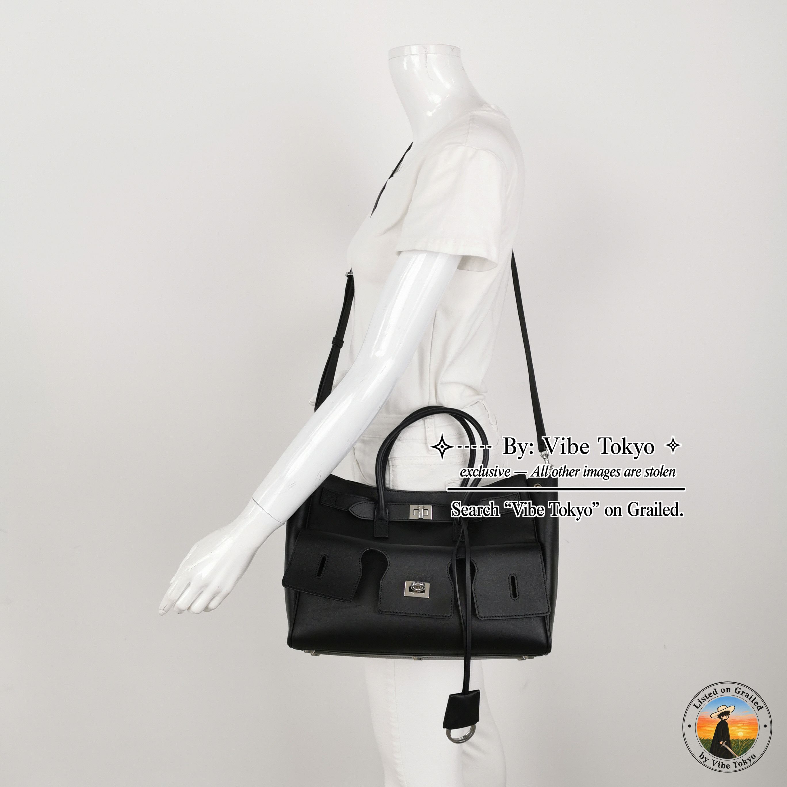 Balenciaga Balenciaga Bel Air Small Leather Bag Size ONE SIZE Size ONE SIZE - 2 Thumbnail