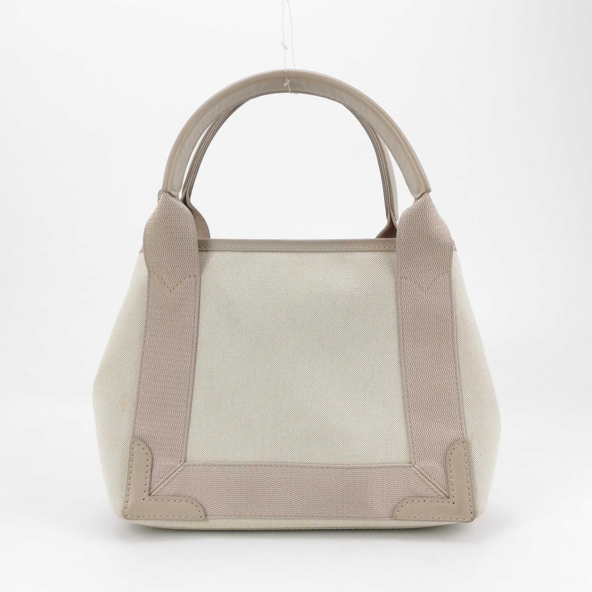 Balenciaga Balenciaga Navy Cabas Canvas Tote Bag Size ONE SIZE - 5 Thumbnail