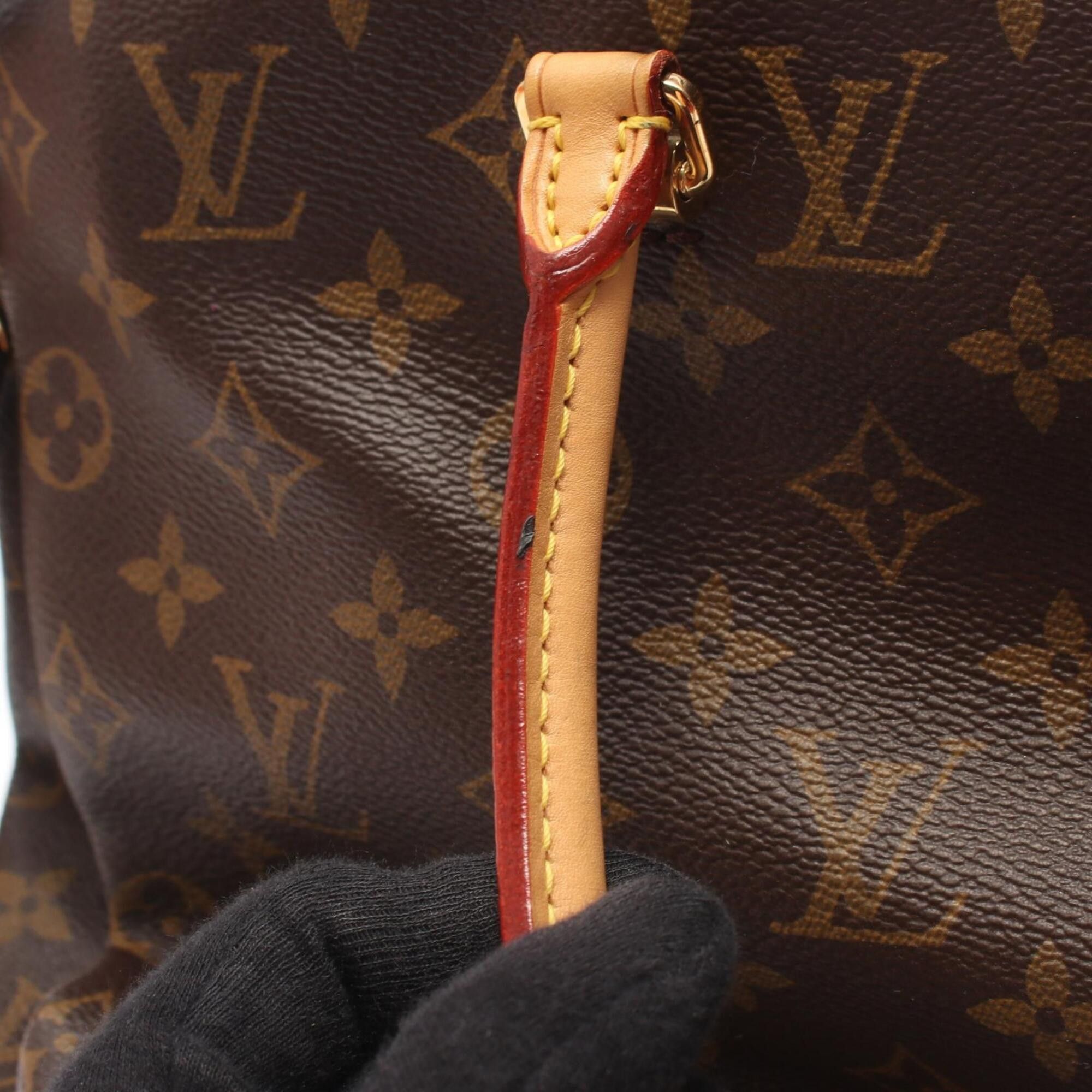 Louis Vuitton Louis Vuitton Pallas 2-Way Handbag, Coated Canvas and Leather, Monogram Pattern, Women's, Brown Size ONE SIZE - 15 Thumbnail