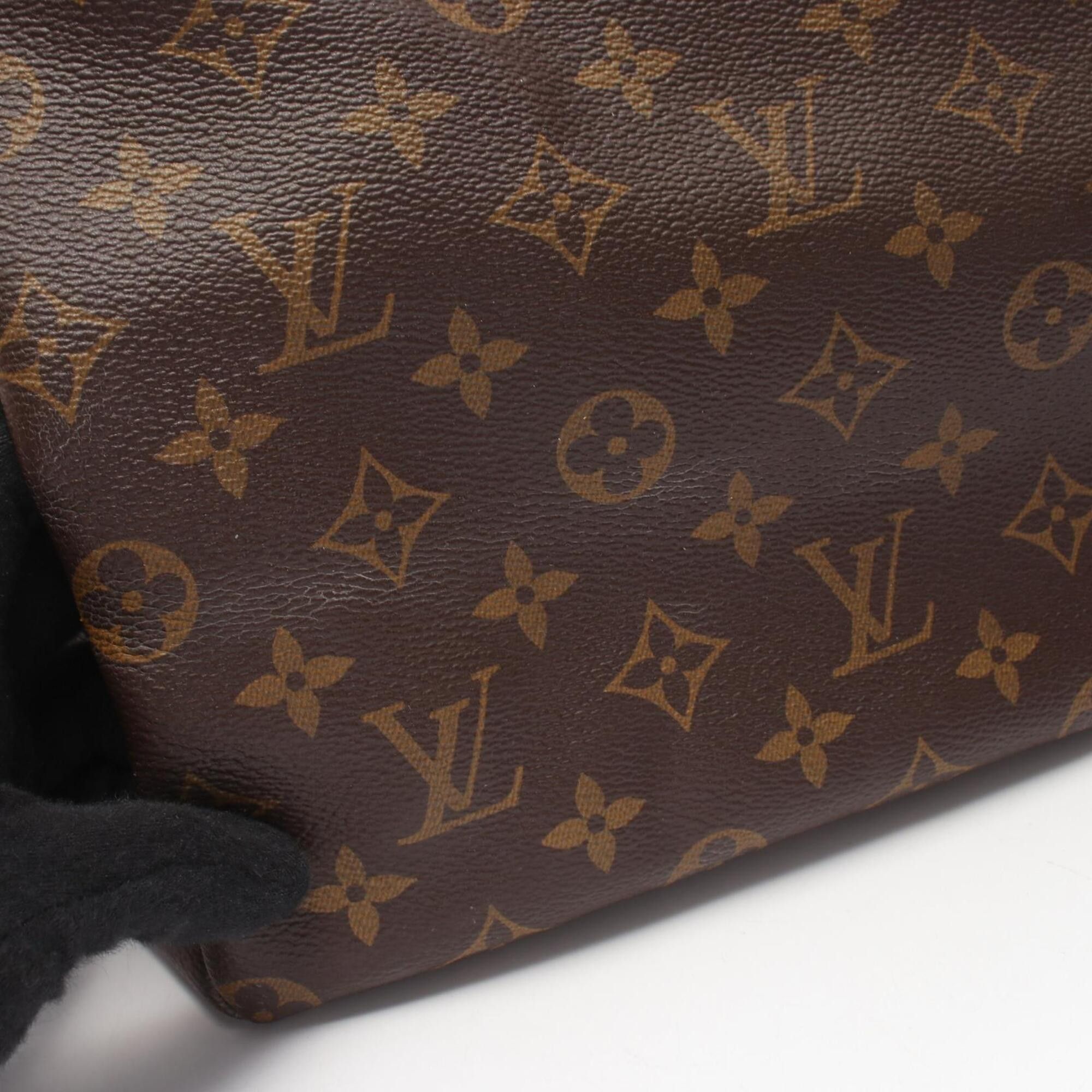 Louis Vuitton Louis Vuitton Pallas 2-Way Handbag, Coated Canvas and Leather, Monogram Pattern, Women's, Brown Size ONE SIZE - 10 Thumbnail