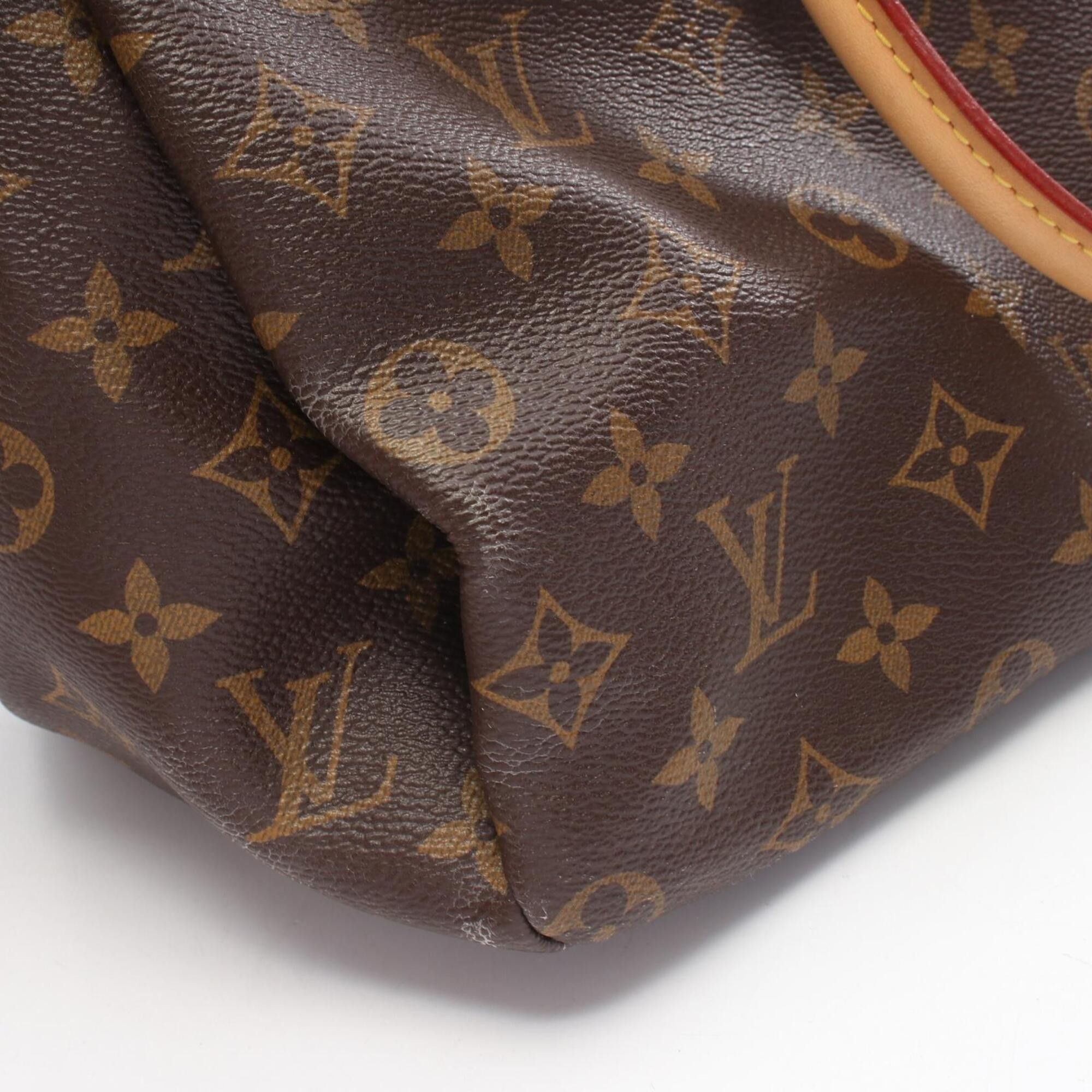 Louis Vuitton Louis Vuitton Pallas 2-Way Handbag, Coated Canvas and Leather, Monogram Pattern, Women's, Brown Size ONE SIZE - 11 Thumbnail