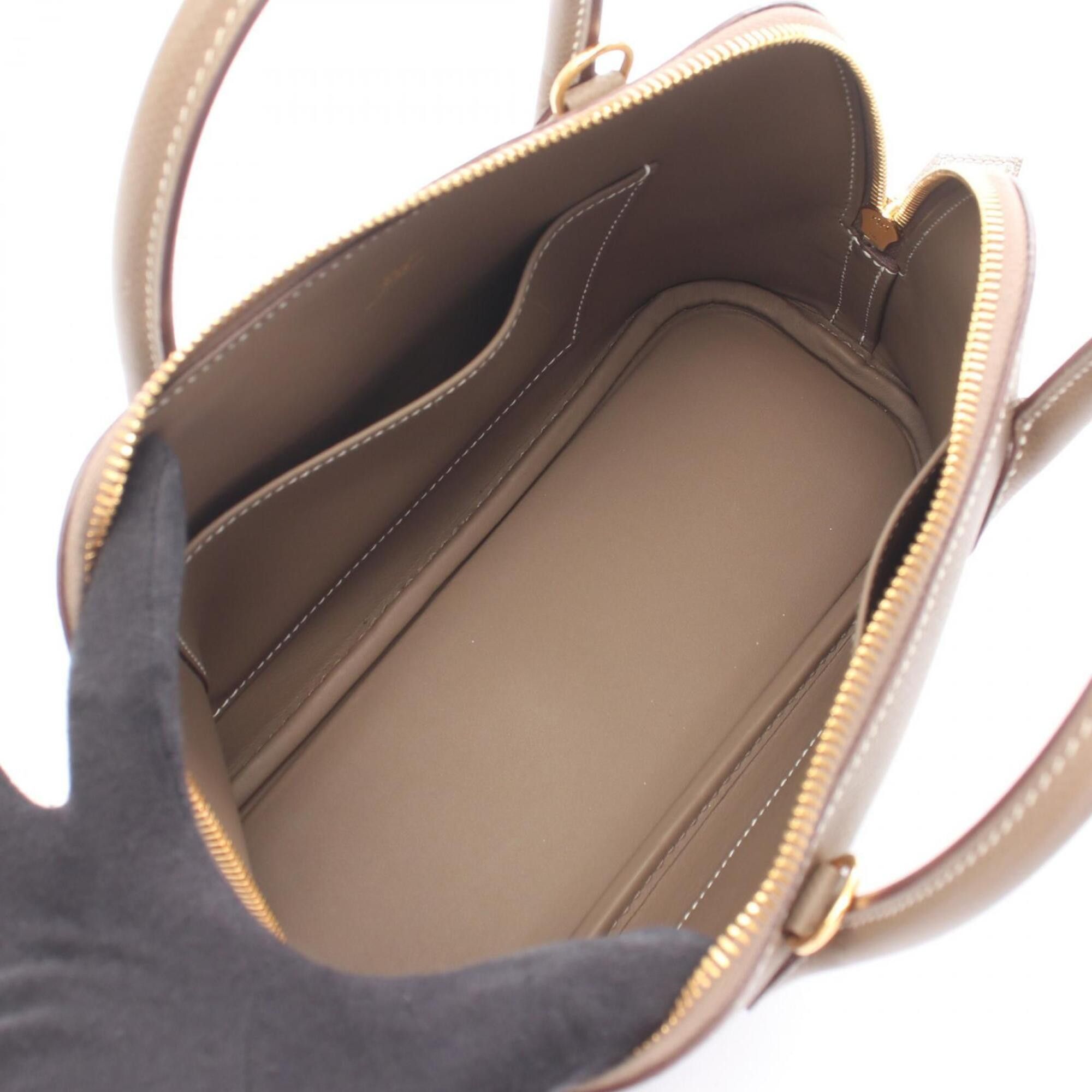 Hermes Hermes Bolide 1923 25 Etoupe 2-Way Handbag, Veau Epsom Leather, Women's, Gray Size ONE SIZE - 3 Thumbnail