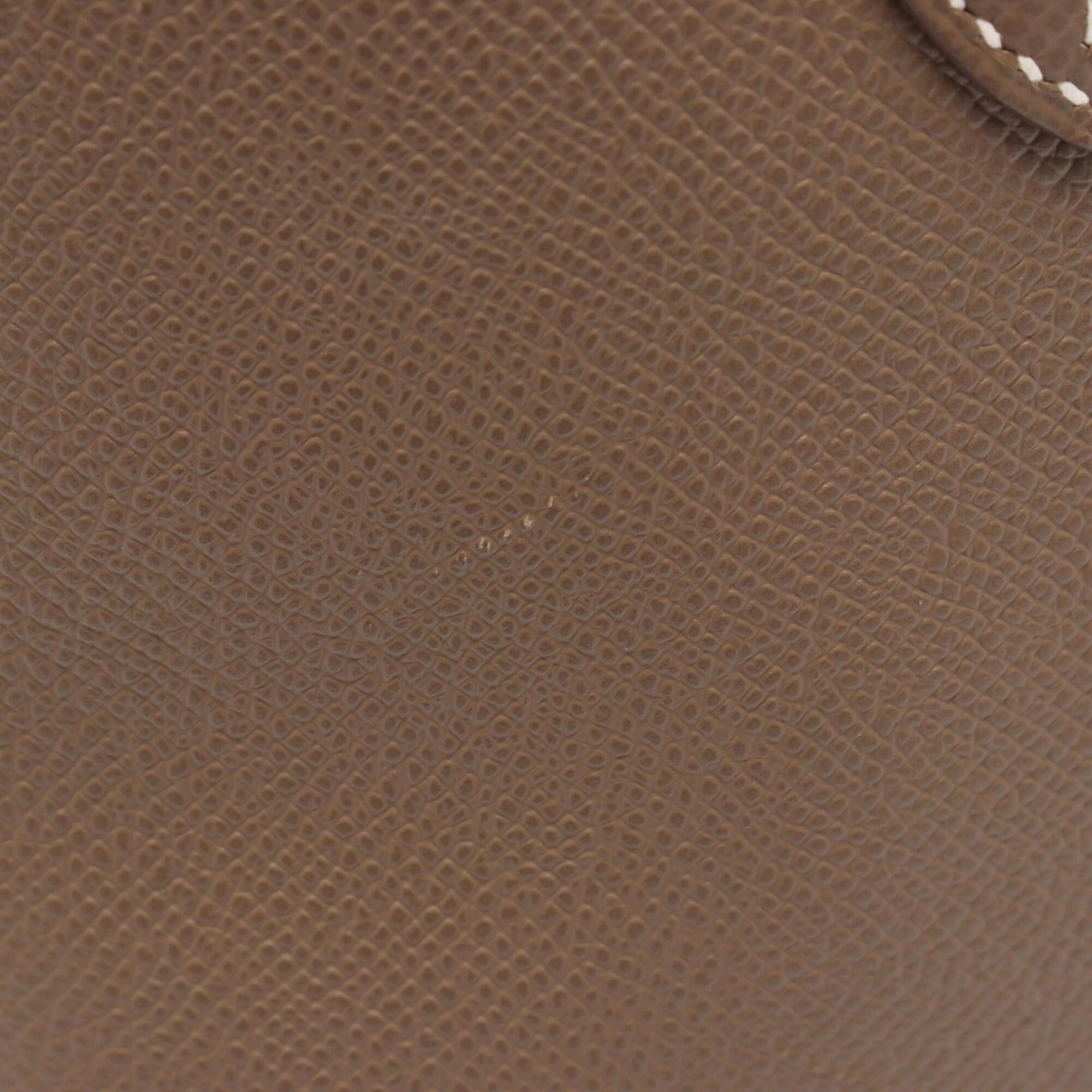 Hermes Hermes Bolide 1923 25 Etoupe 2-Way Handbag, Veau Epsom Leather, Women's, Gray Size ONE SIZE - 8 Thumbnail