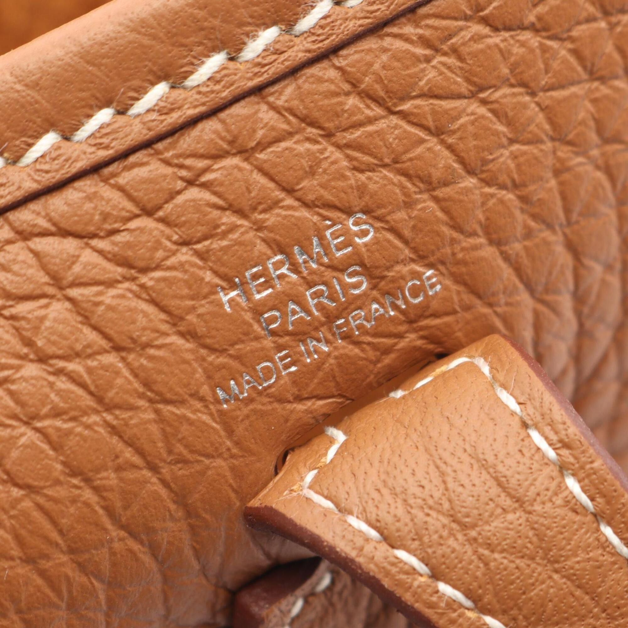 Hermes Hermes Evelyne TPM Amazon Shoulder Bag/Handbag, Taurillon Clemence Leather, Women's, Brown Size ONE SIZE - 4 Thumbnail