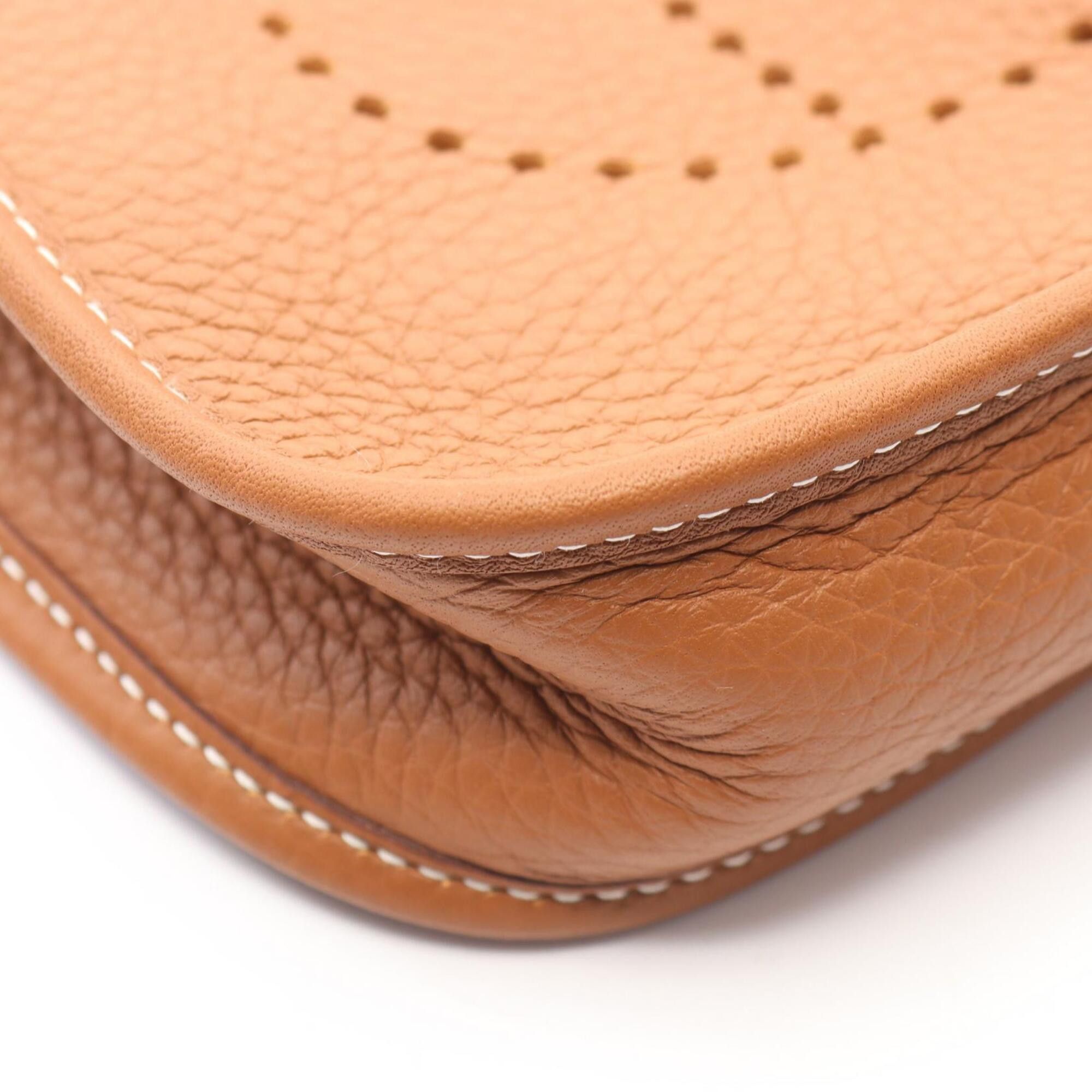 Hermes Hermes Evelyne TPM Amazon Shoulder Bag/Handbag, Taurillon Clemence Leather, Women's, Brown Size ONE SIZE - 6 Thumbnail