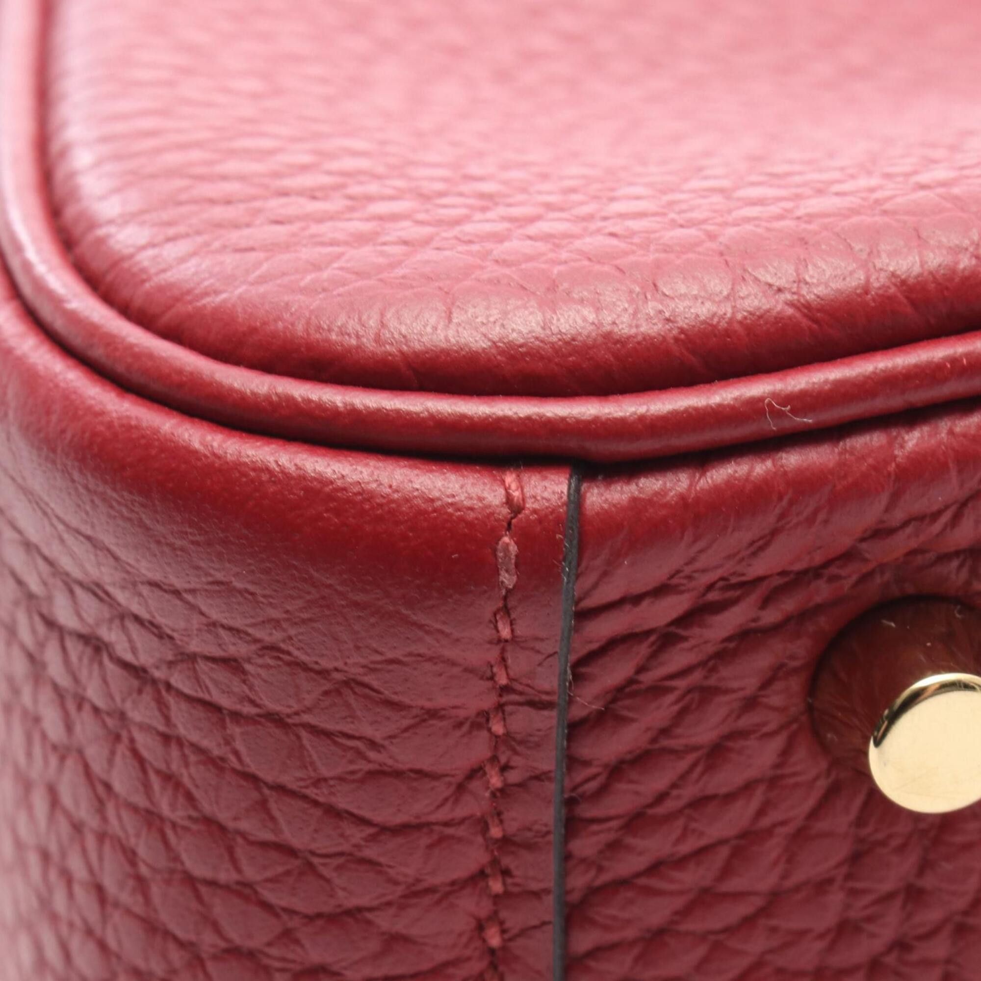 Hermes Hermes Lindy Mini Ruby Shoulder Bag/Handbag, Taurillon Clemence Leather, Women's, Bordeaux Color Size ONE SIZE - 6 Thumbnail