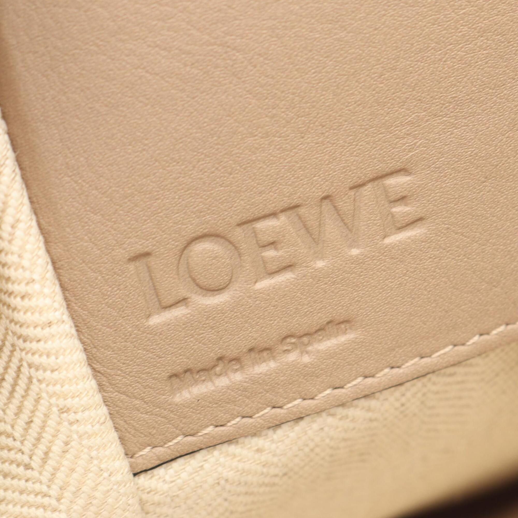 Loewe Loewe Hammock Bag Small 2-Way Handbag Leather Women's Beige Size ONE SIZE - 4 Thumbnail