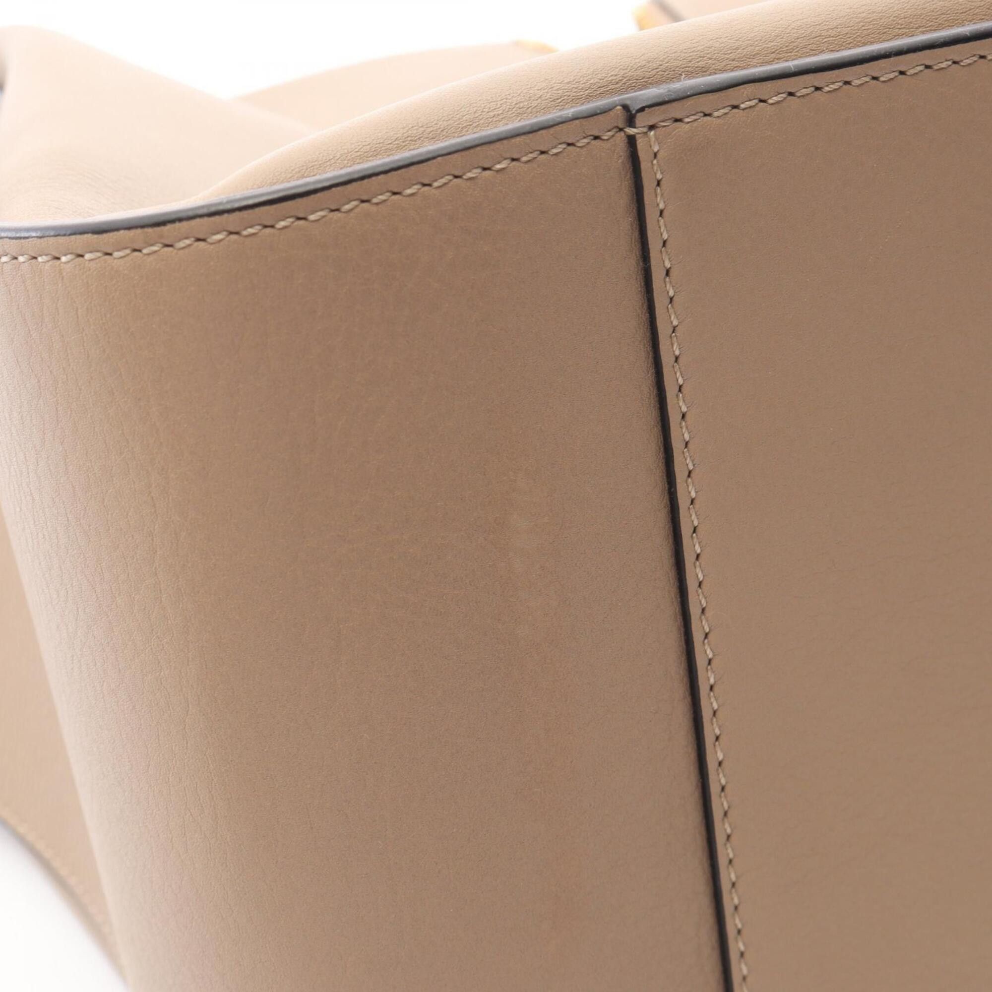 Loewe Loewe Hammock Bag Small 2-Way Handbag Leather Women's Beige Size ONE SIZE - 6 Thumbnail