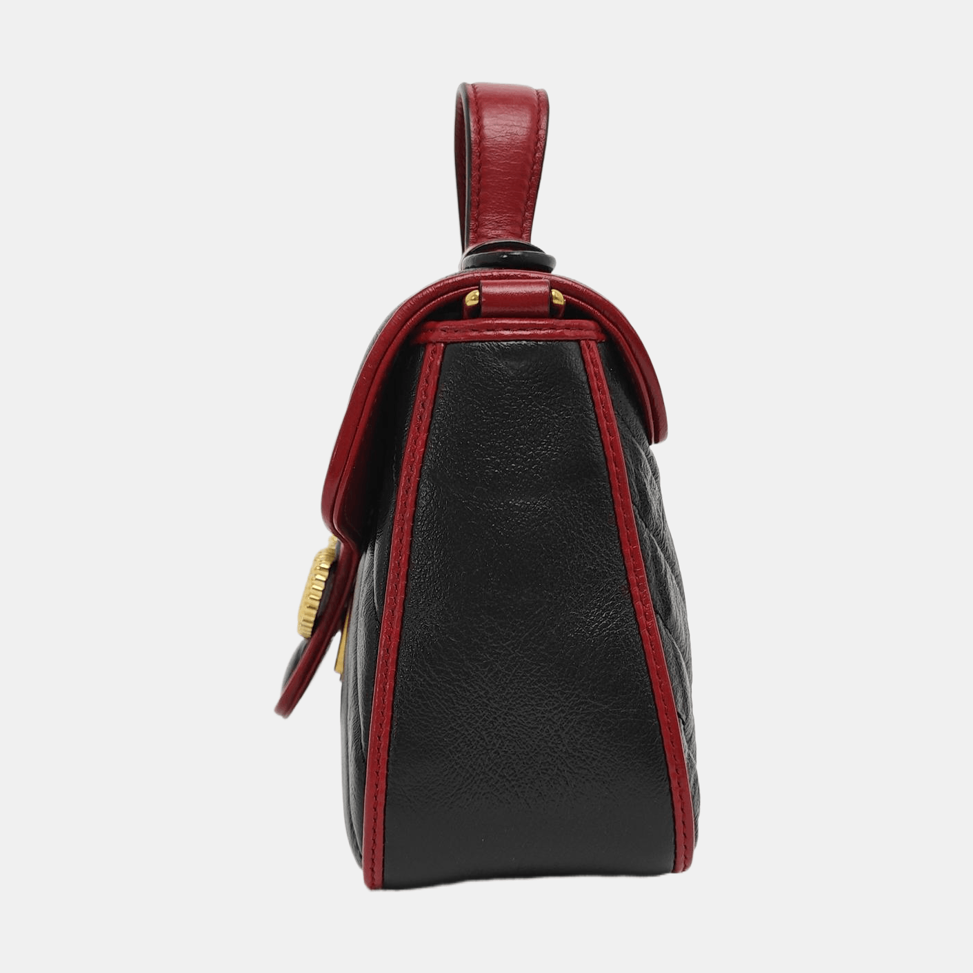 Gucci Gucci GG Marmont Quilted Leather Handle Bag One Size Size ONE SIZE - 3 Thumbnail