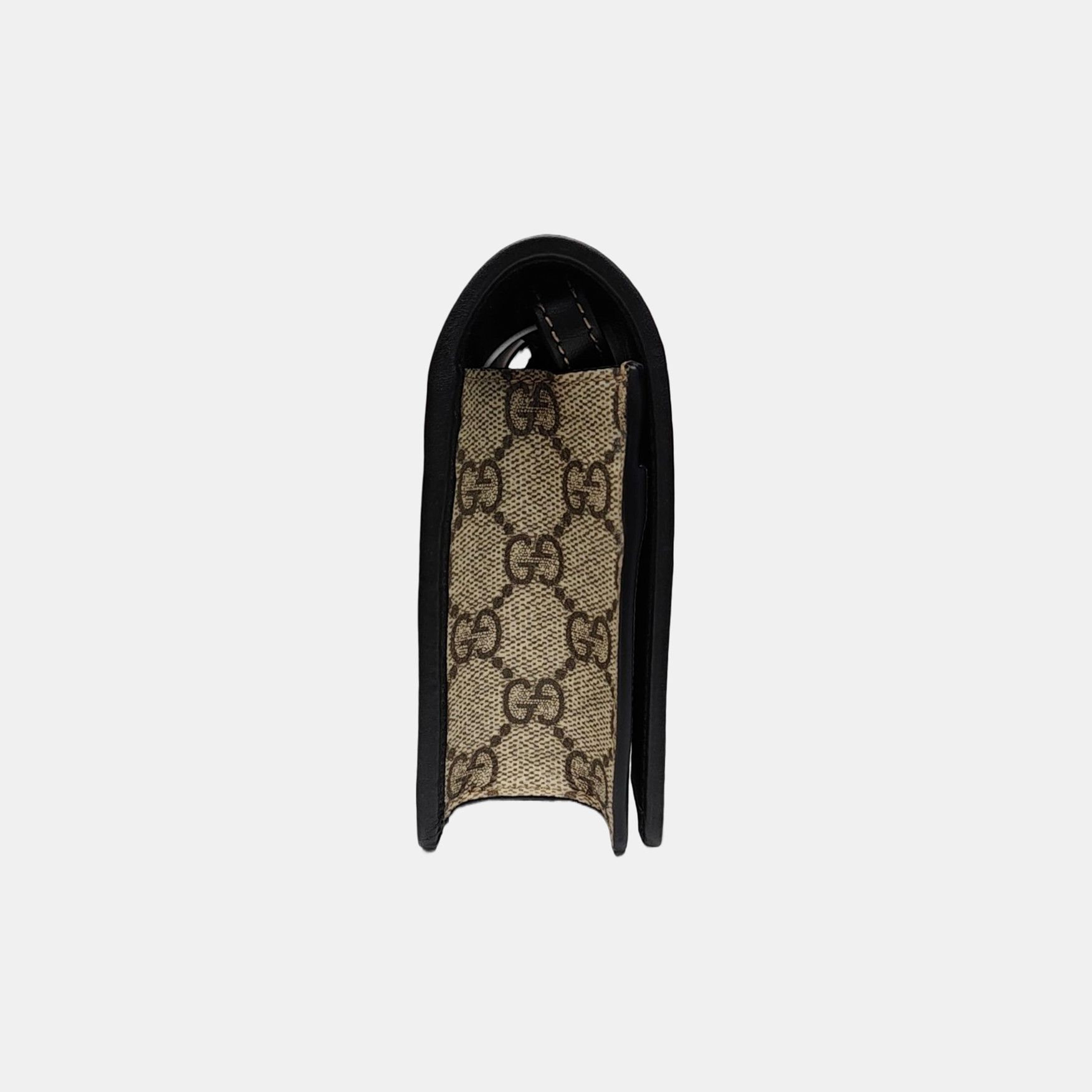 Gucci Gucci GG Emblem Coated Canvas Crossbody Bag ONE SIZE Size ONE SIZE - 4 Thumbnail