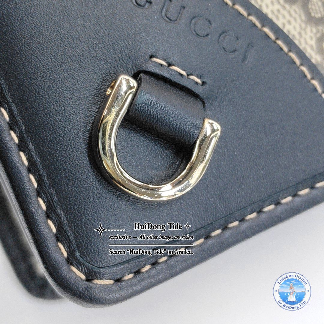 Gucci Gucci GG Emblem Coated Canvas Crossbody Bag ONE SIZE Size ONE SIZE - 9 Thumbnail