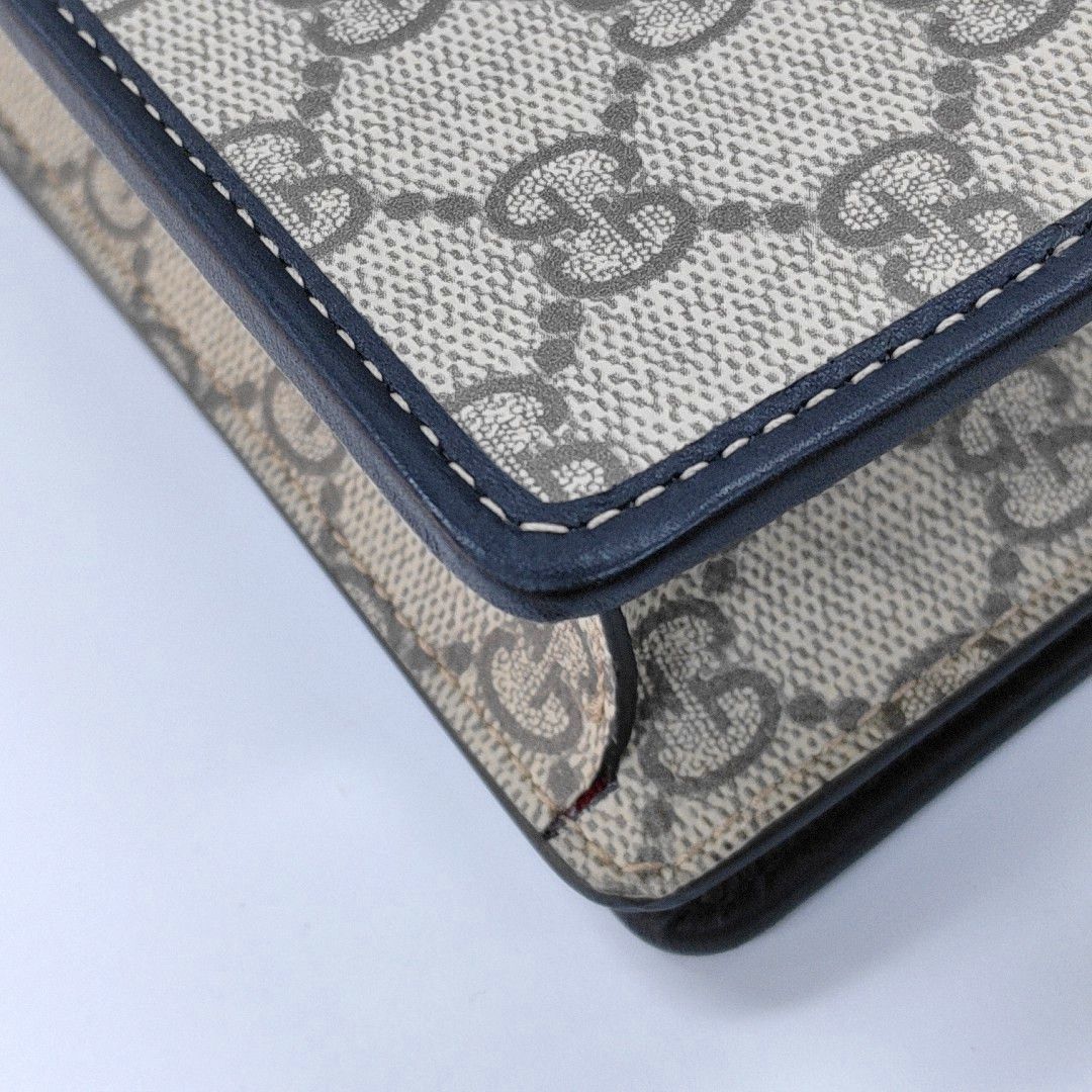 Gucci Gucci GG Emblem Coated Canvas Crossbody Bag ONE SIZE Size ONE SIZE - 10 Thumbnail