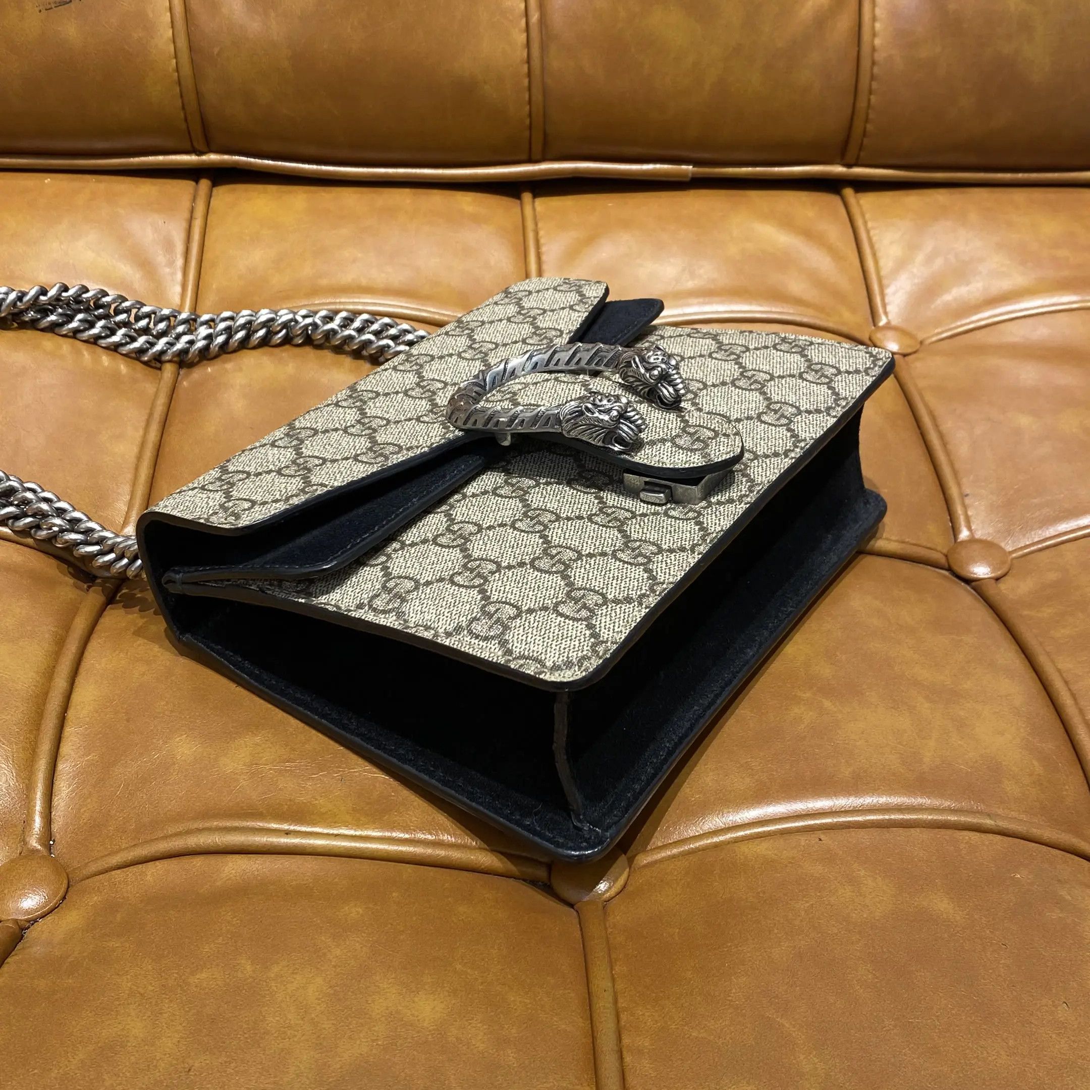 Gucci Gucci Dionysus Mini GG Supreme Chain Shoulder Bag Size ONE SIZE - 6 Thumbnail