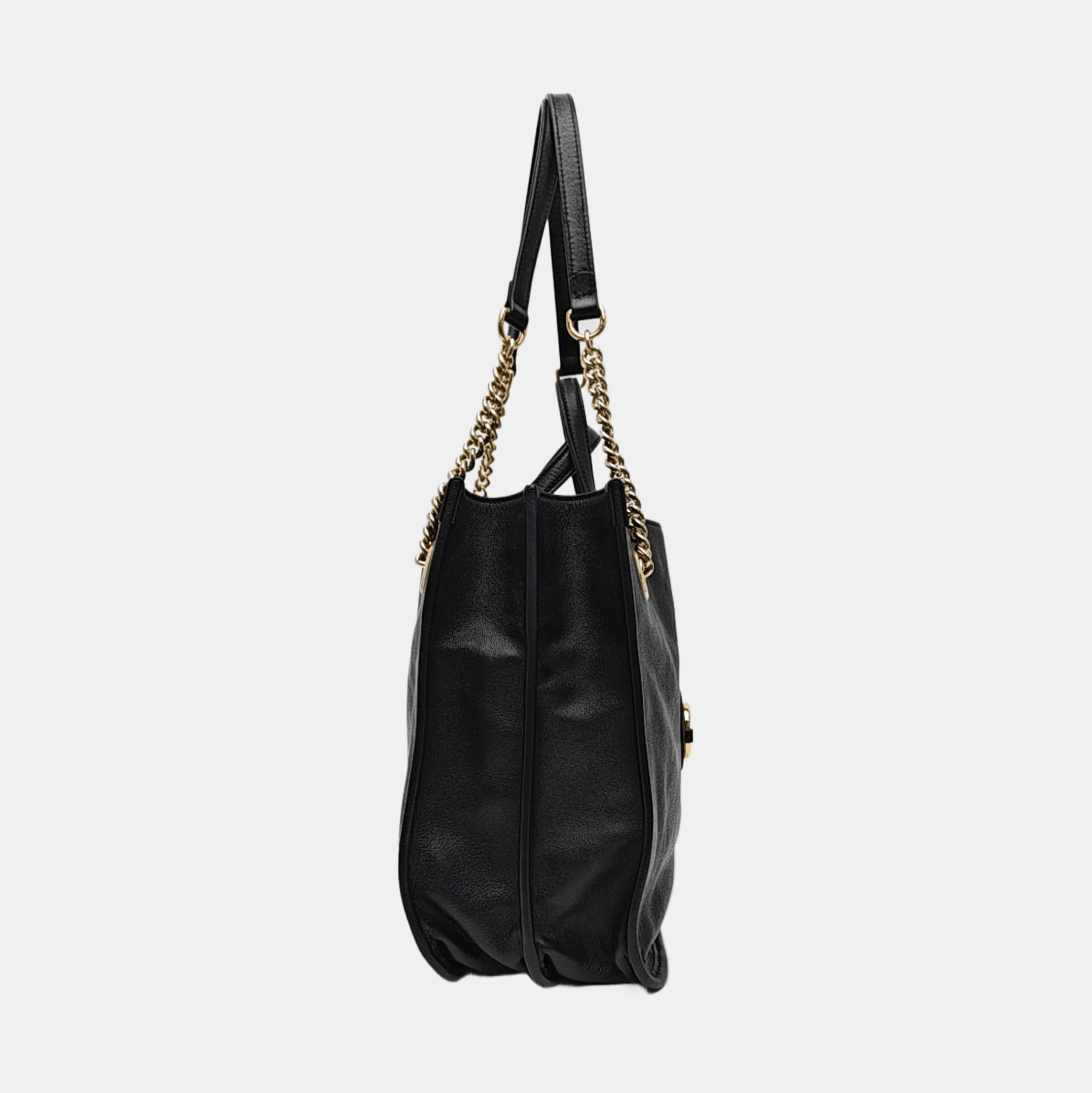 Gucci GUCCI Horsebit 1955 Black Leather Tote Bag Size ONE SIZE - 4 Thumbnail
