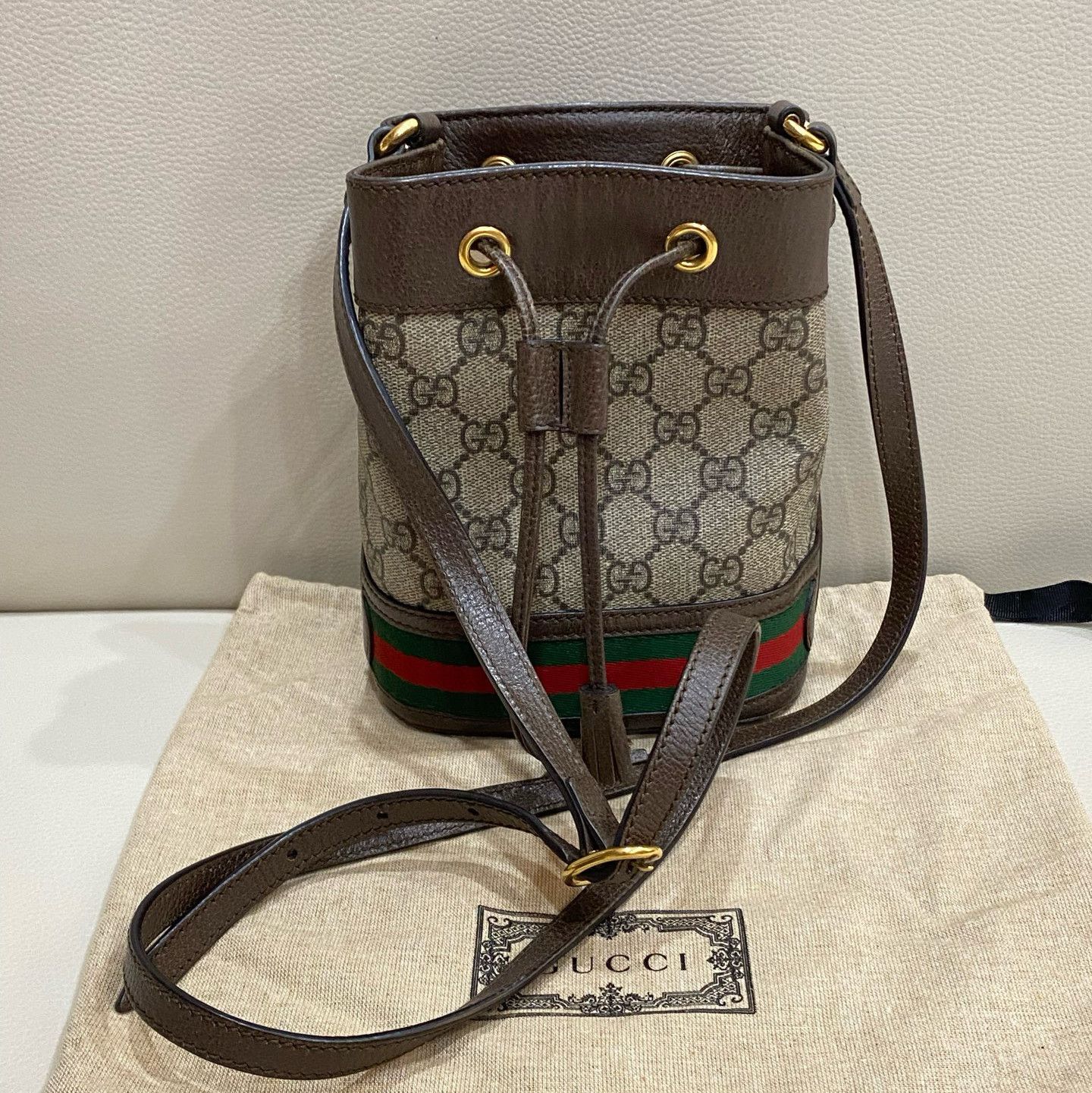 Gucci Gucci Ophidia Mini Monogram Bucket Bag Size ONE SIZE Size ONE SIZE - 2 Thumbnail