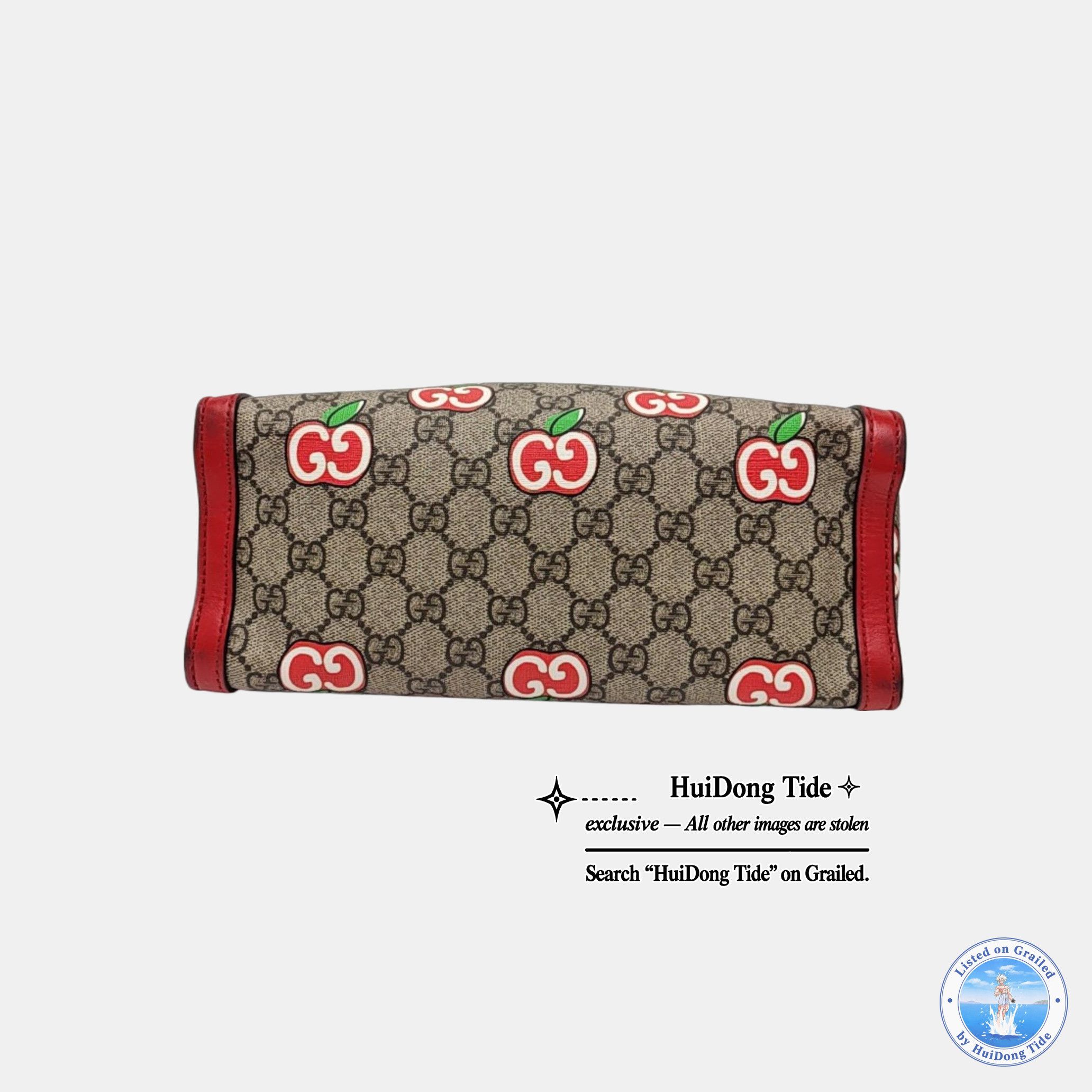 Gucci Gucci Padlock Apple Print Small Handle Bag Size ONE SIZE - 6 Thumbnail